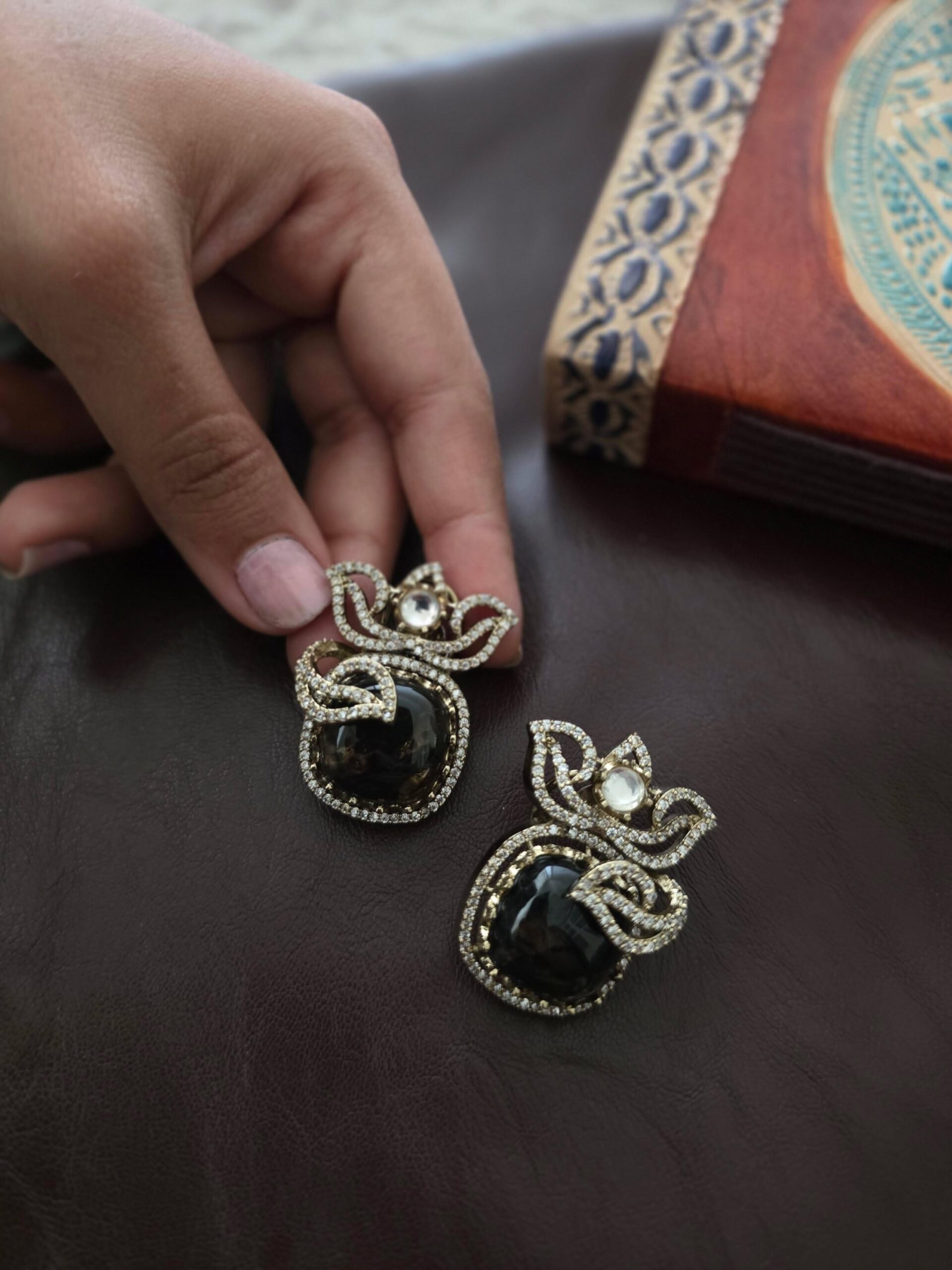 Alwar antique earrings Thumbnail