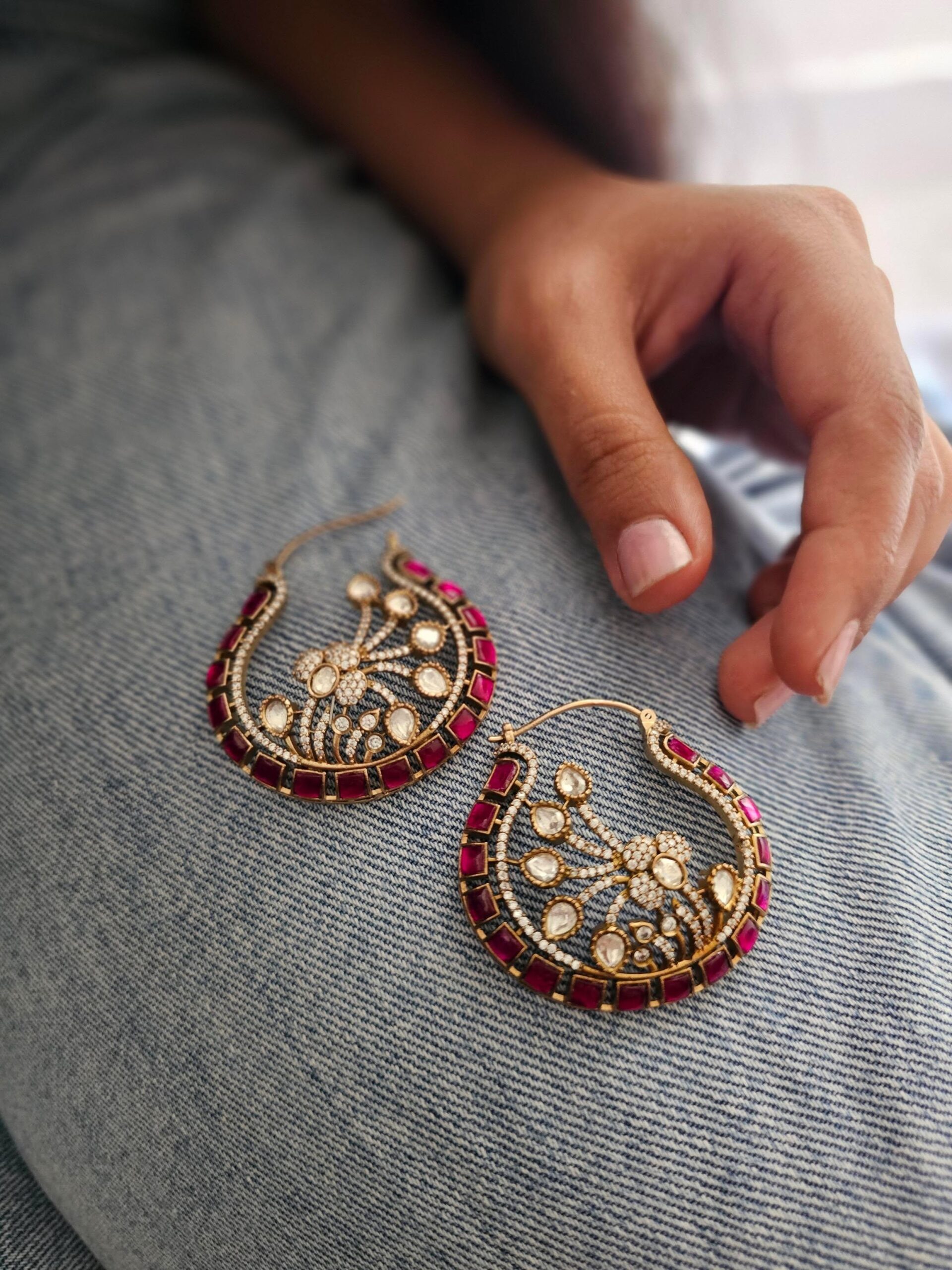 Sadhvi polki hoops Thumbnail