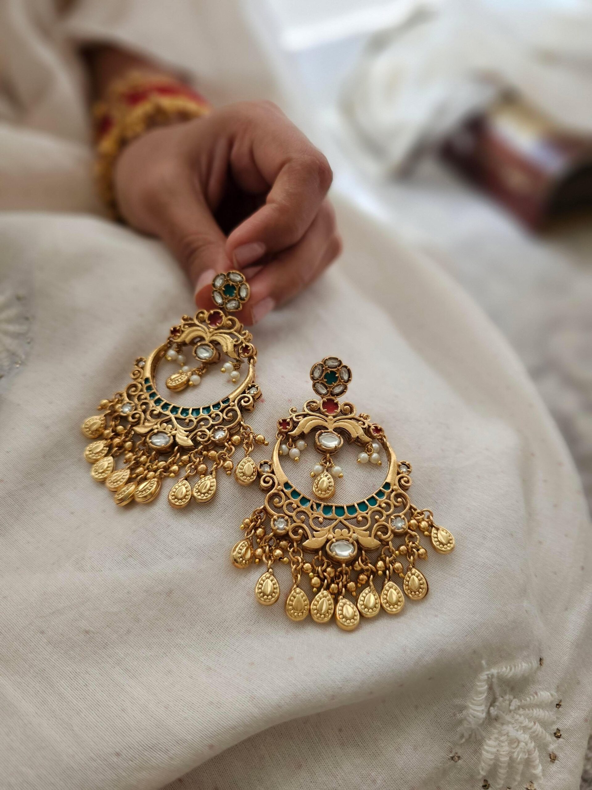 Amara handcrafted chaandbali Thumbnail