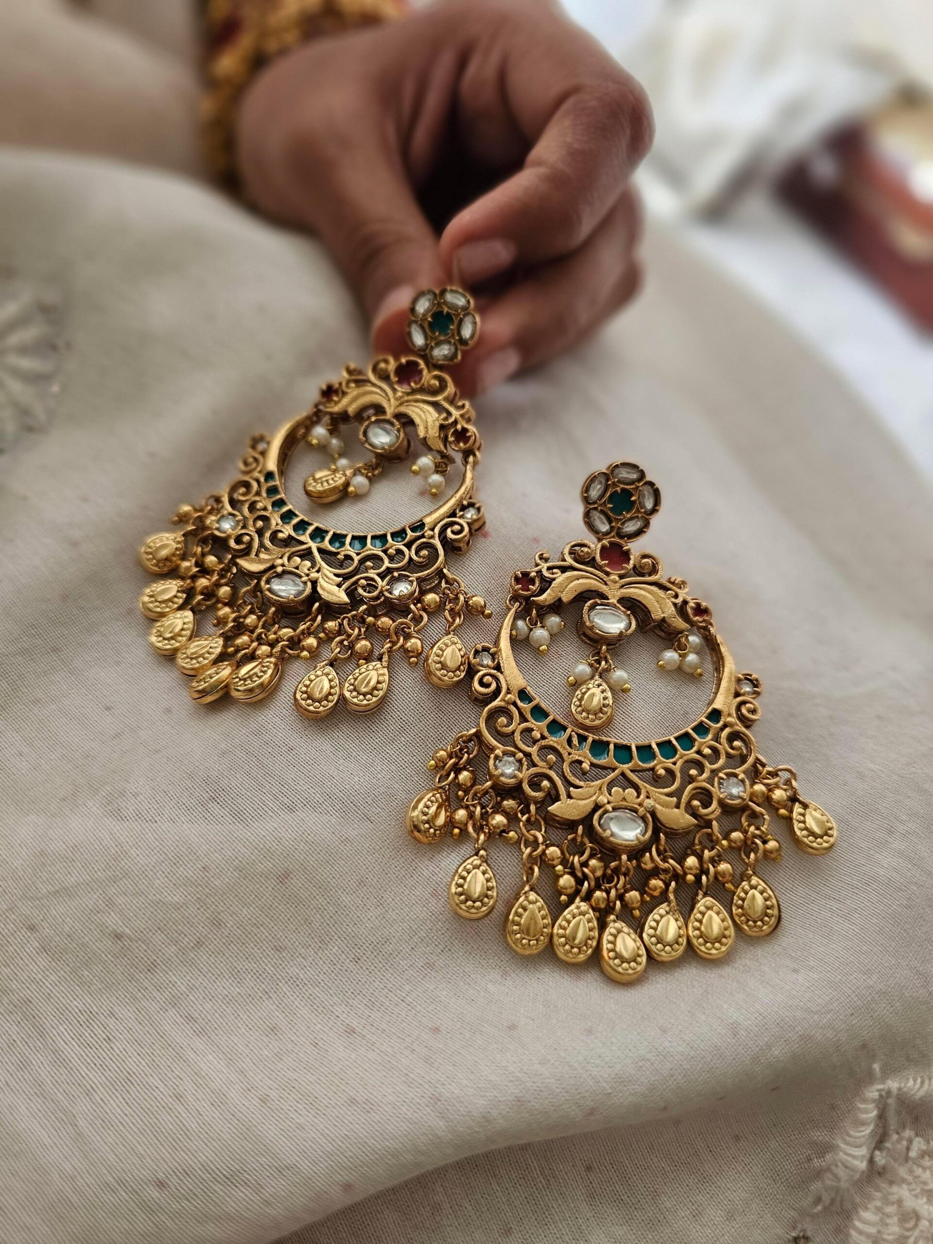 Amara handcrafted chaandbali Thumbnail