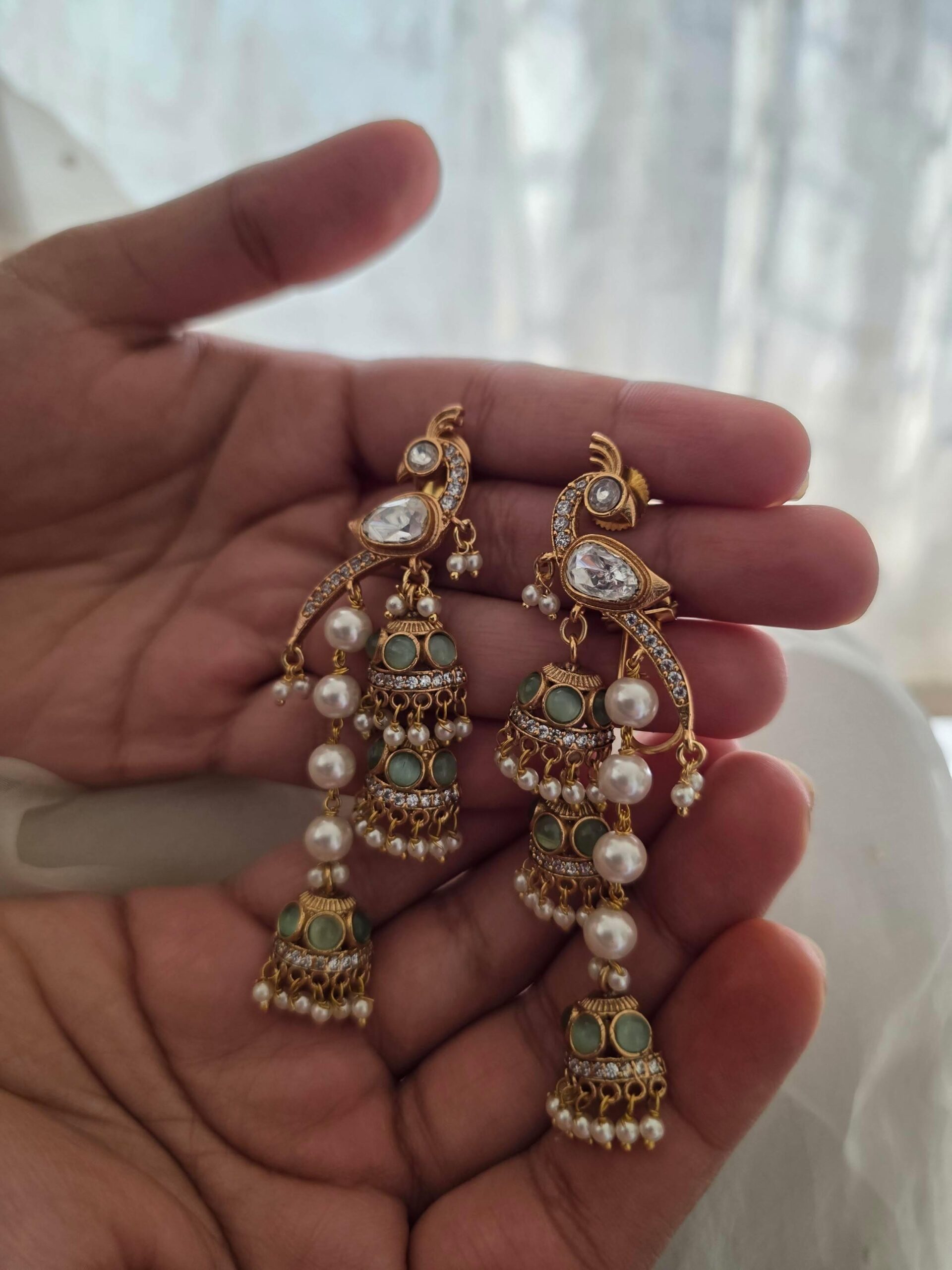 Panchi handcrafted earrings Thumbnail