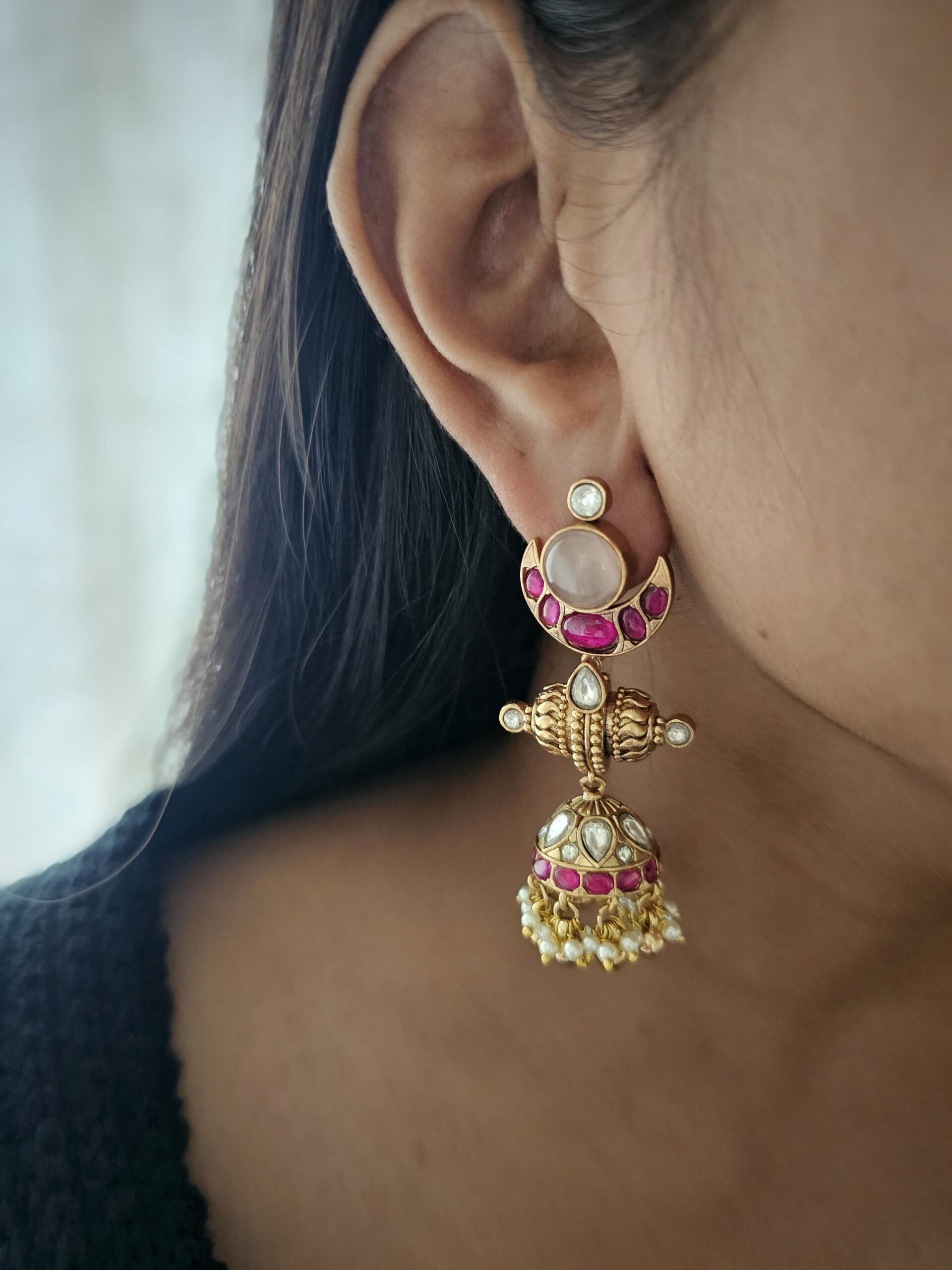 Tamrika handcrafted jhumki Thumbnail