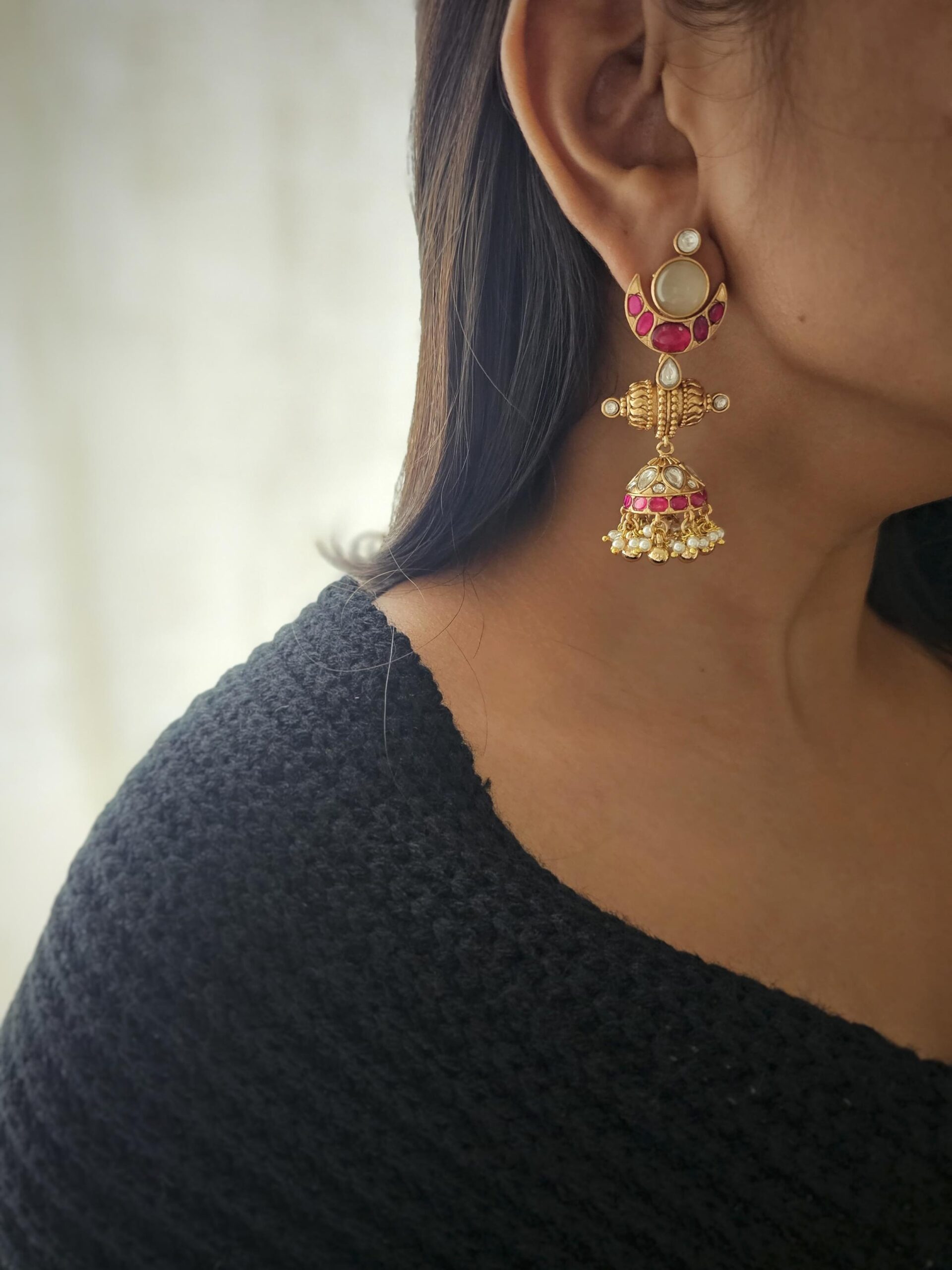 Tamrika handcrafted jhumki Thumbnail