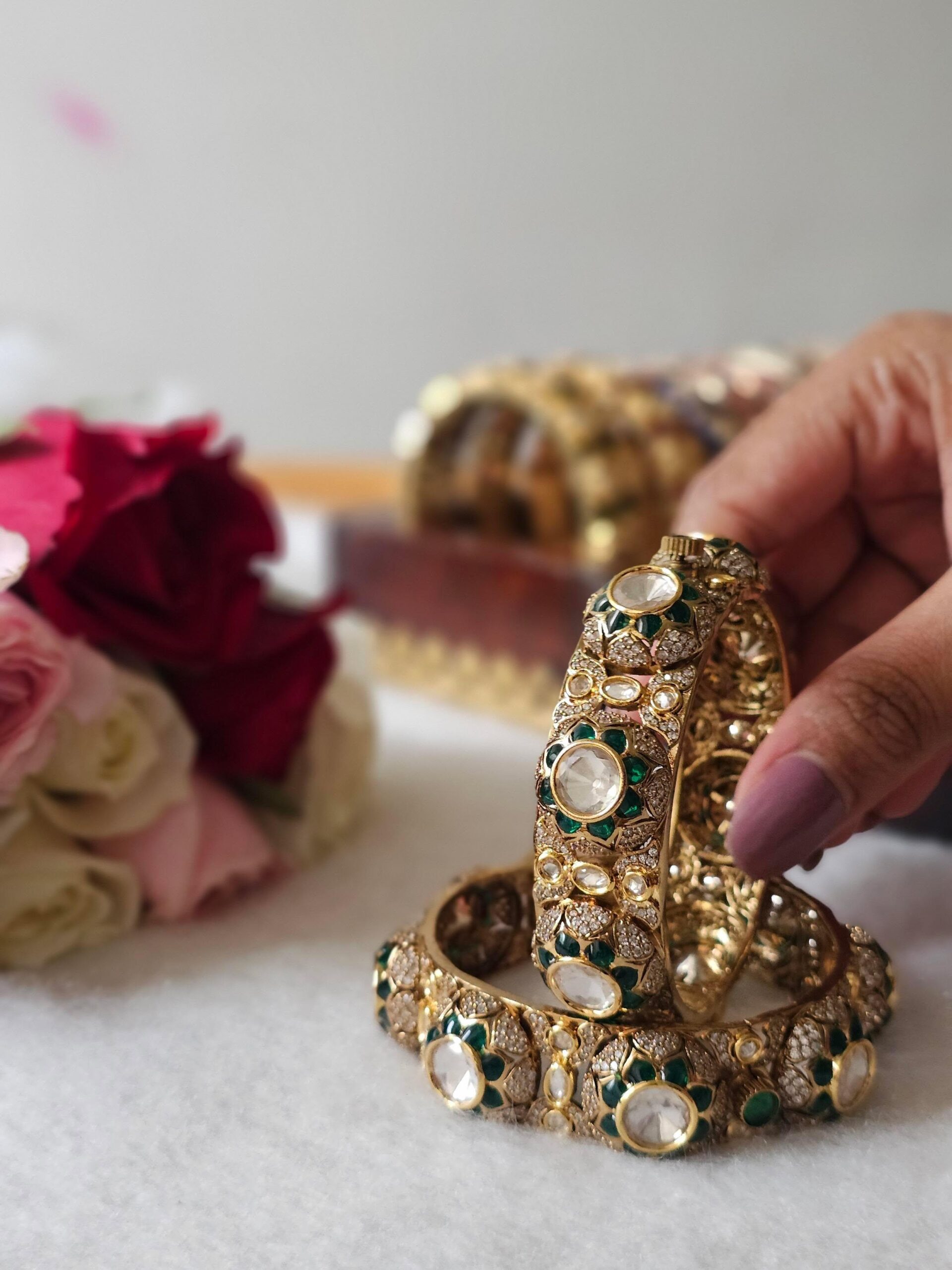 Revathi polki bangles Thumbnail