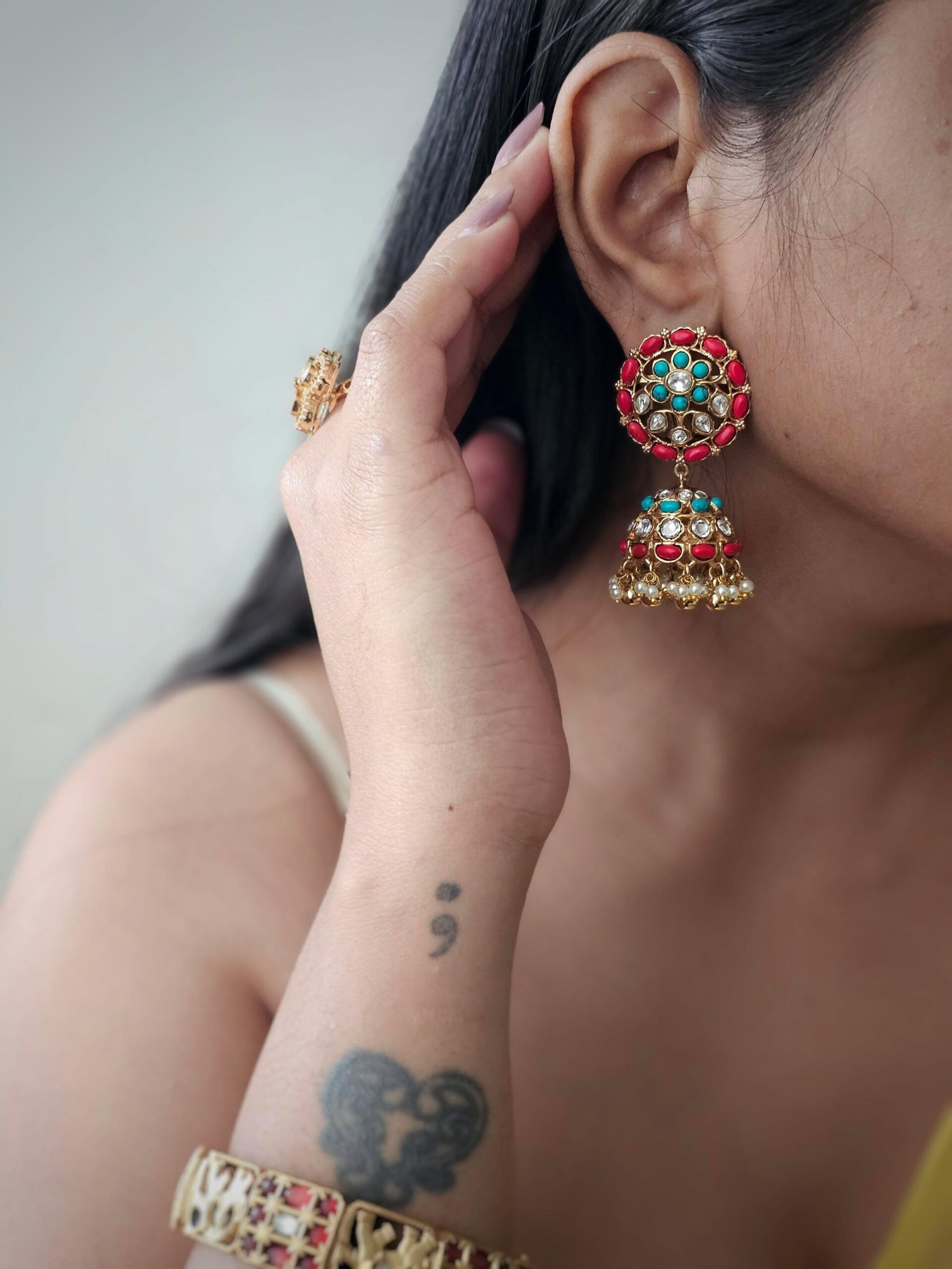 Amara handcrafted jhumki Thumbnail