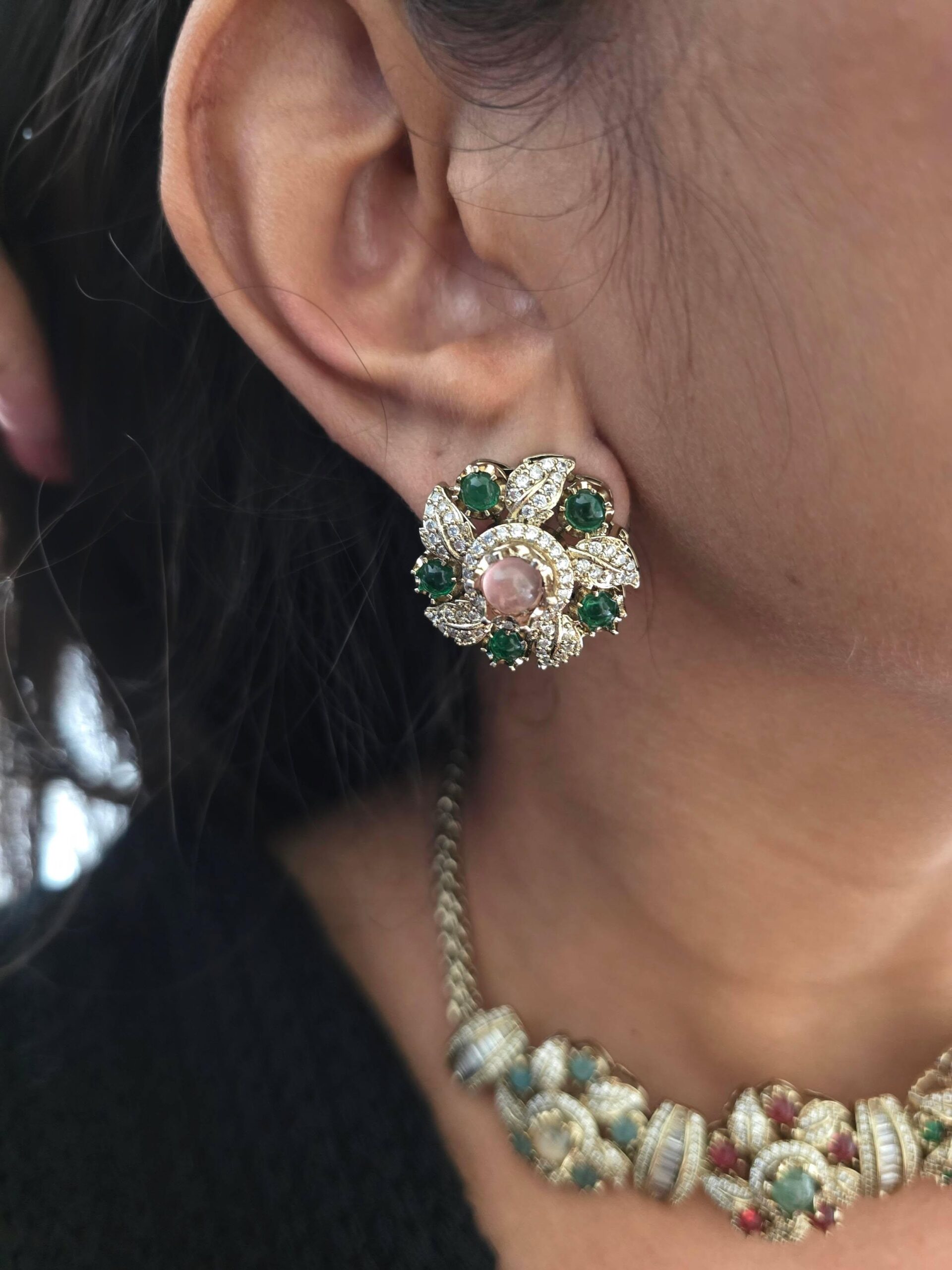 Eesha semi precious necklace Thumbnail