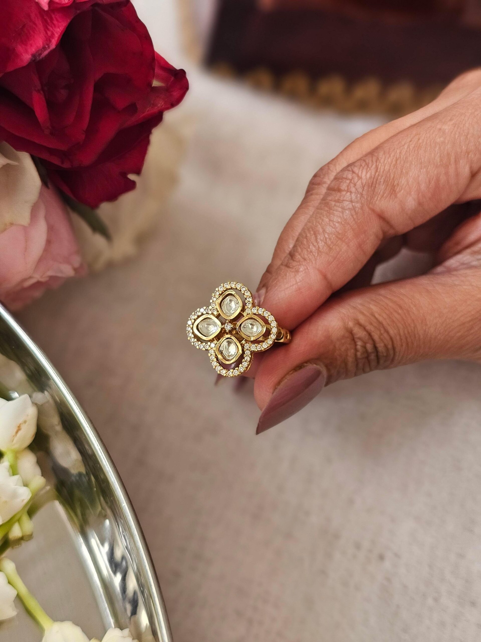 Vrinda polki ring Thumbnail