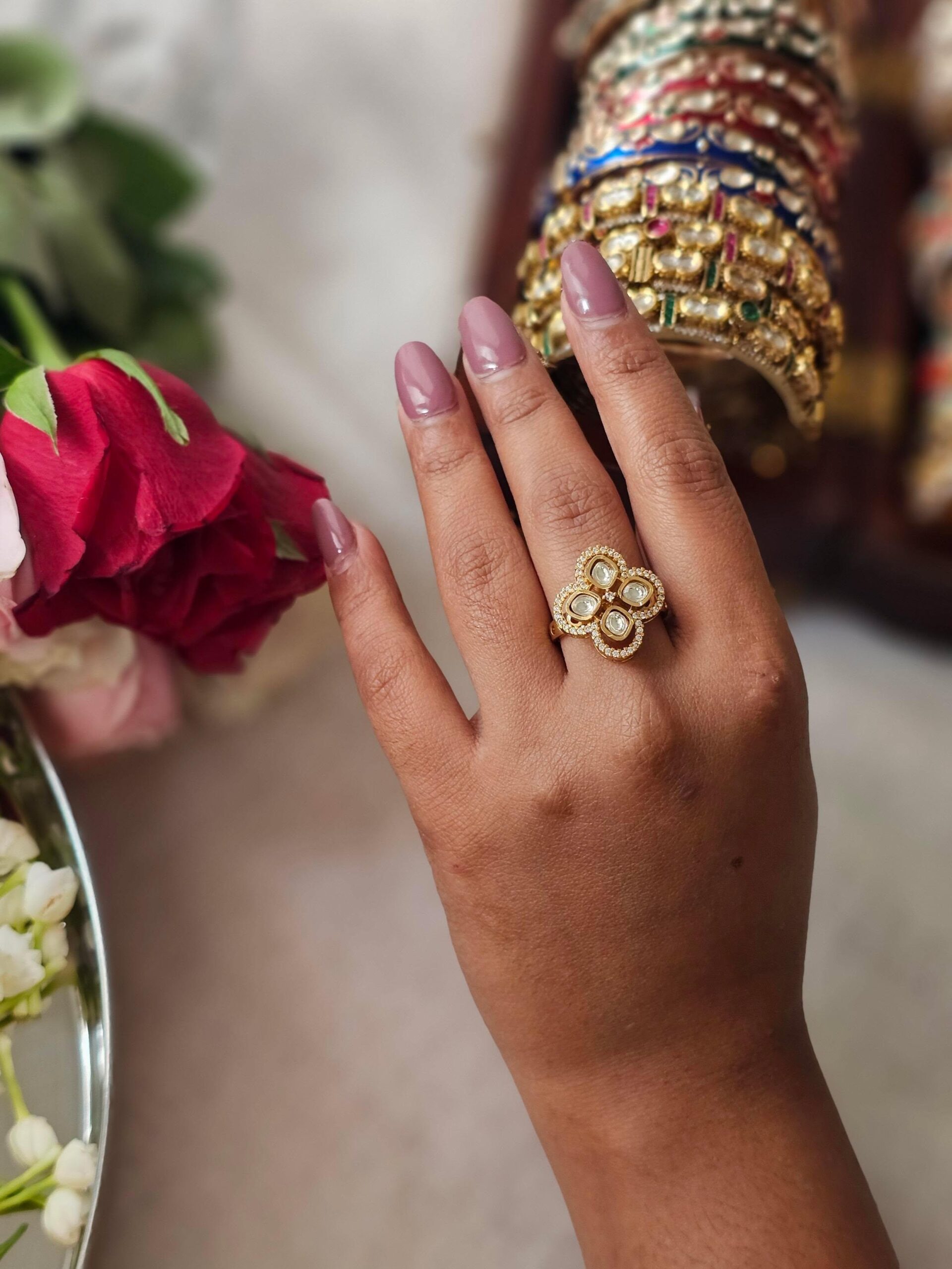 Vrinda polki ring Thumbnail