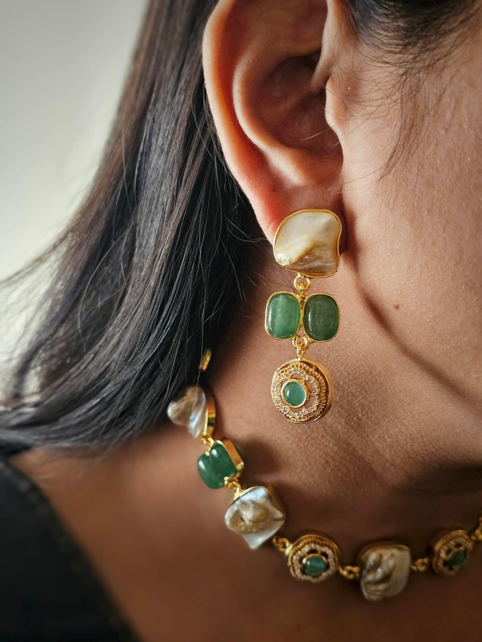 Arveen baroque and polki necklace8 Thumbnail