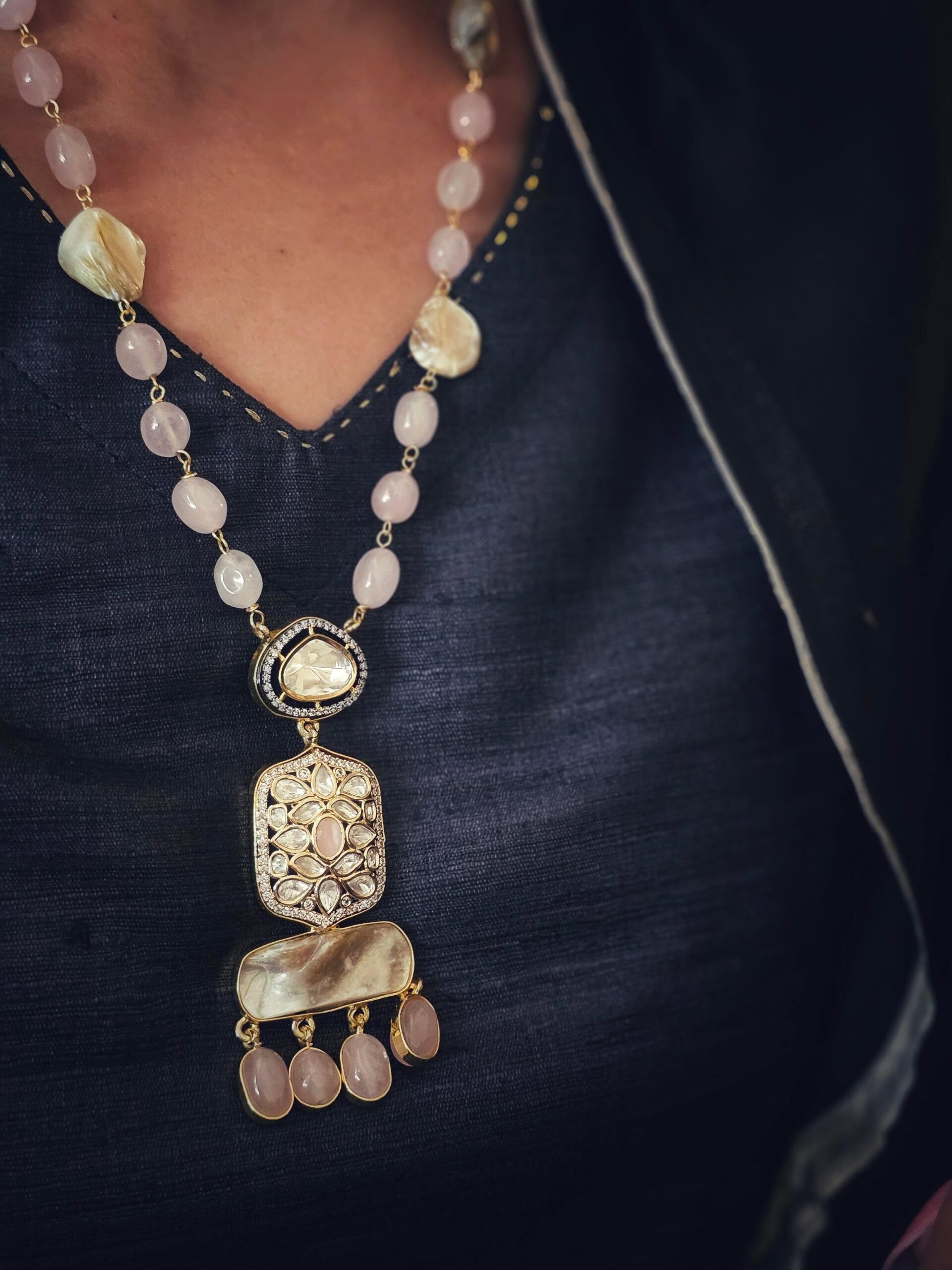 Nashra baroque necklace Thumbnail