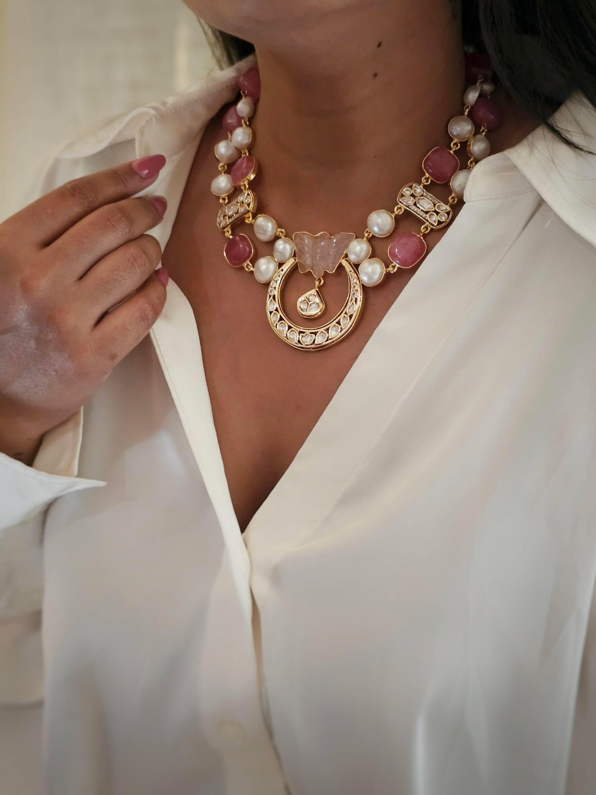 Harshlata baroque necklace Thumbnail