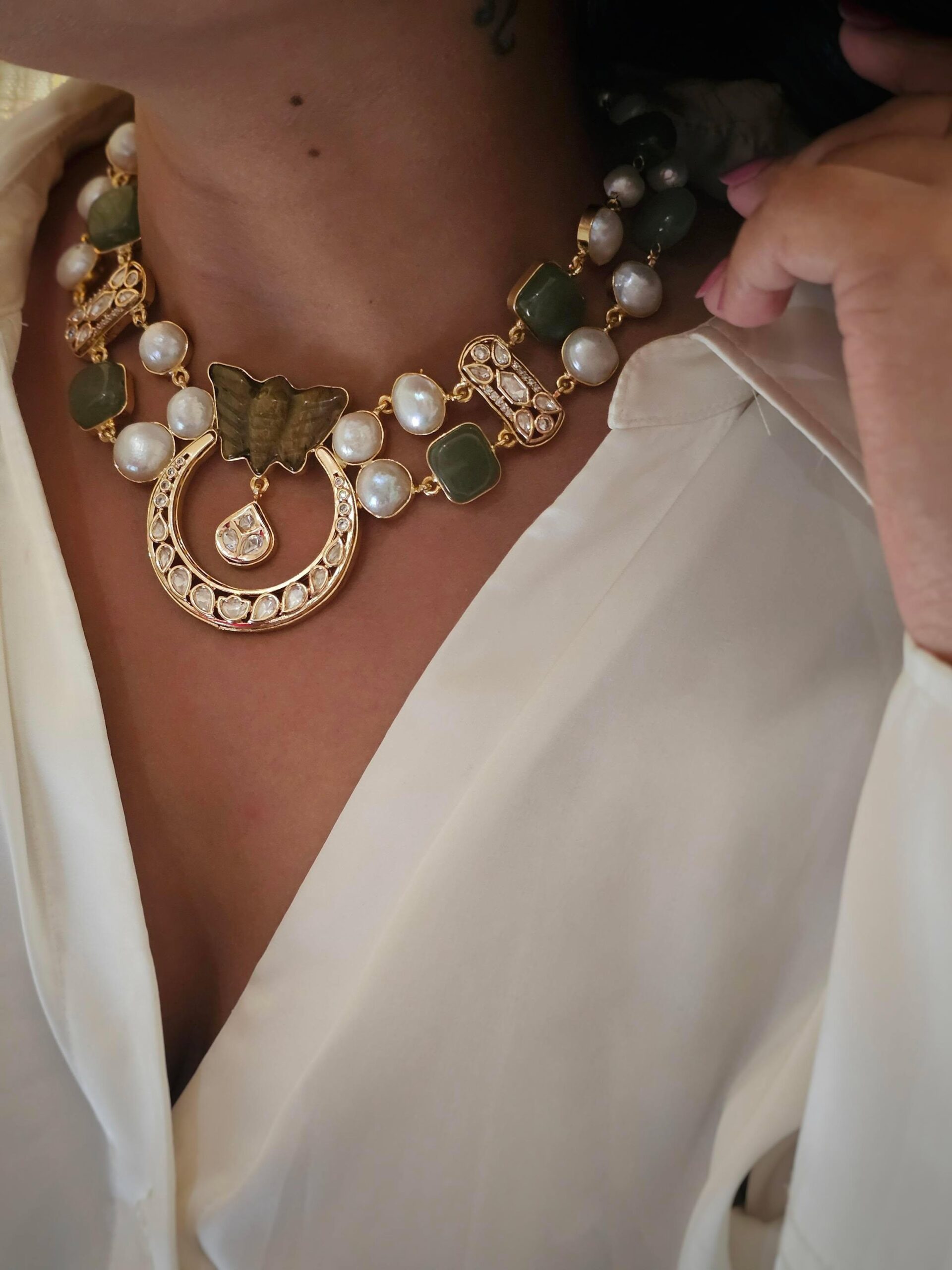 Harshlata baroque necklace Thumbnail