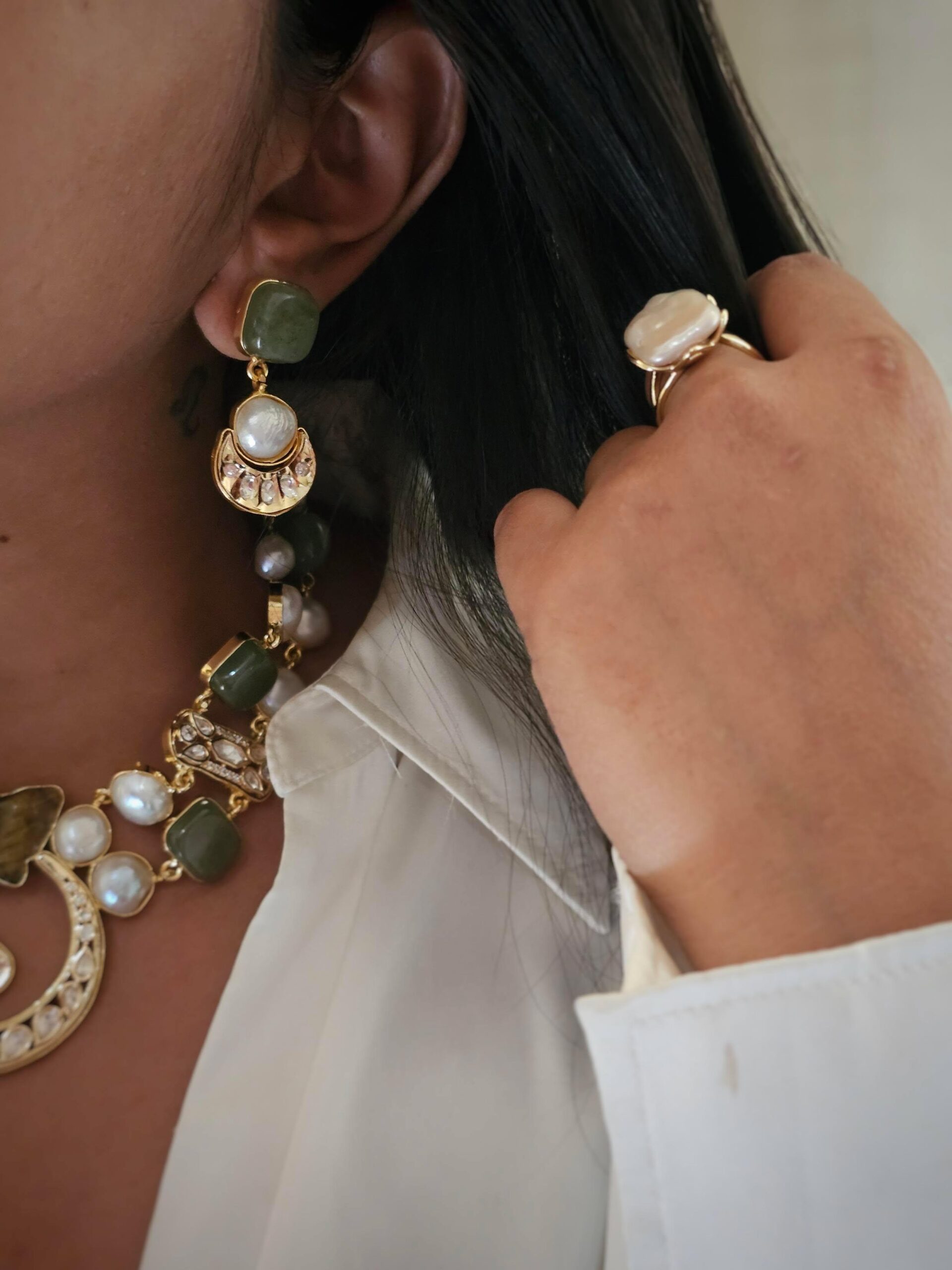 Harshlata baroque necklace Thumbnail