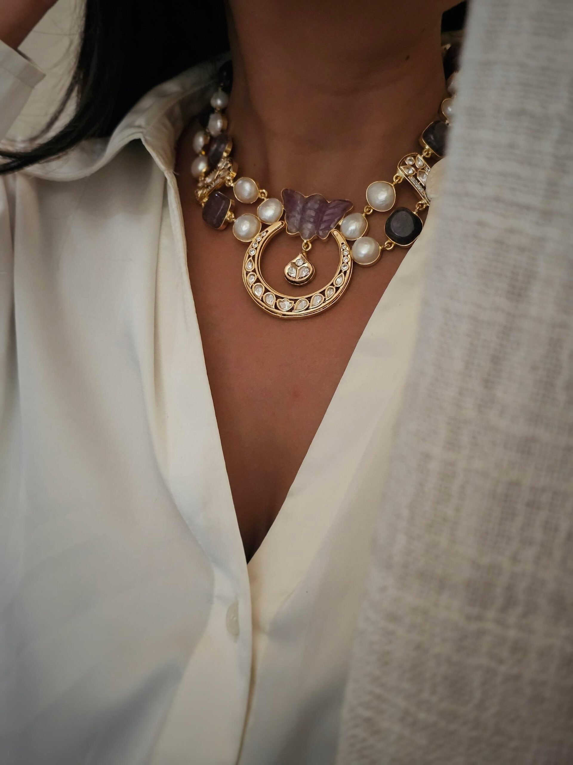 Harshlata baroque necklace Thumbnail