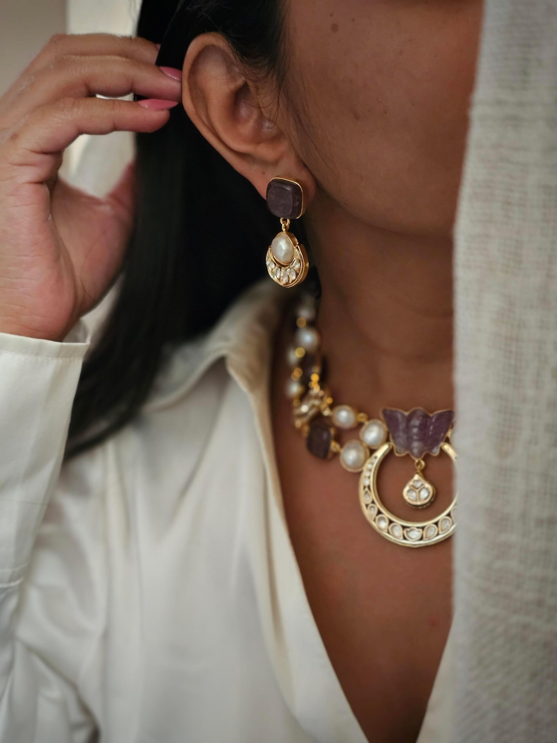 Harshlata baroque necklace Thumbnail