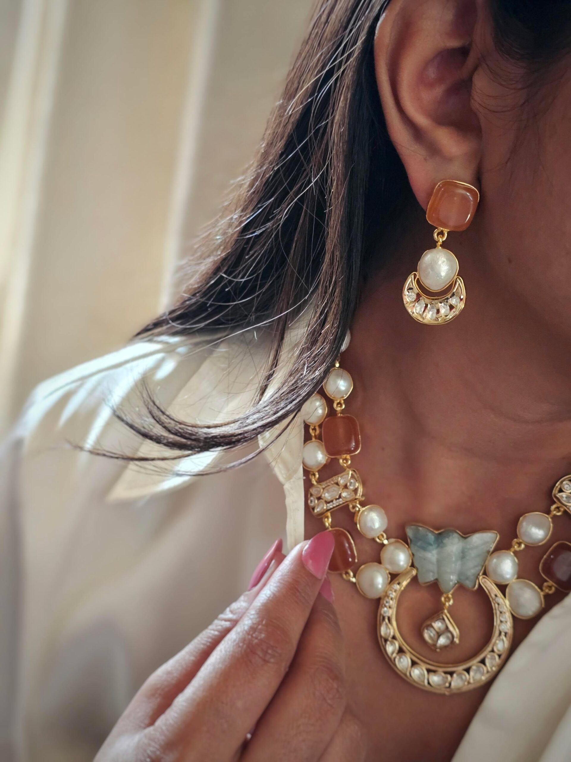 Harshlata baroque necklace Thumbnail