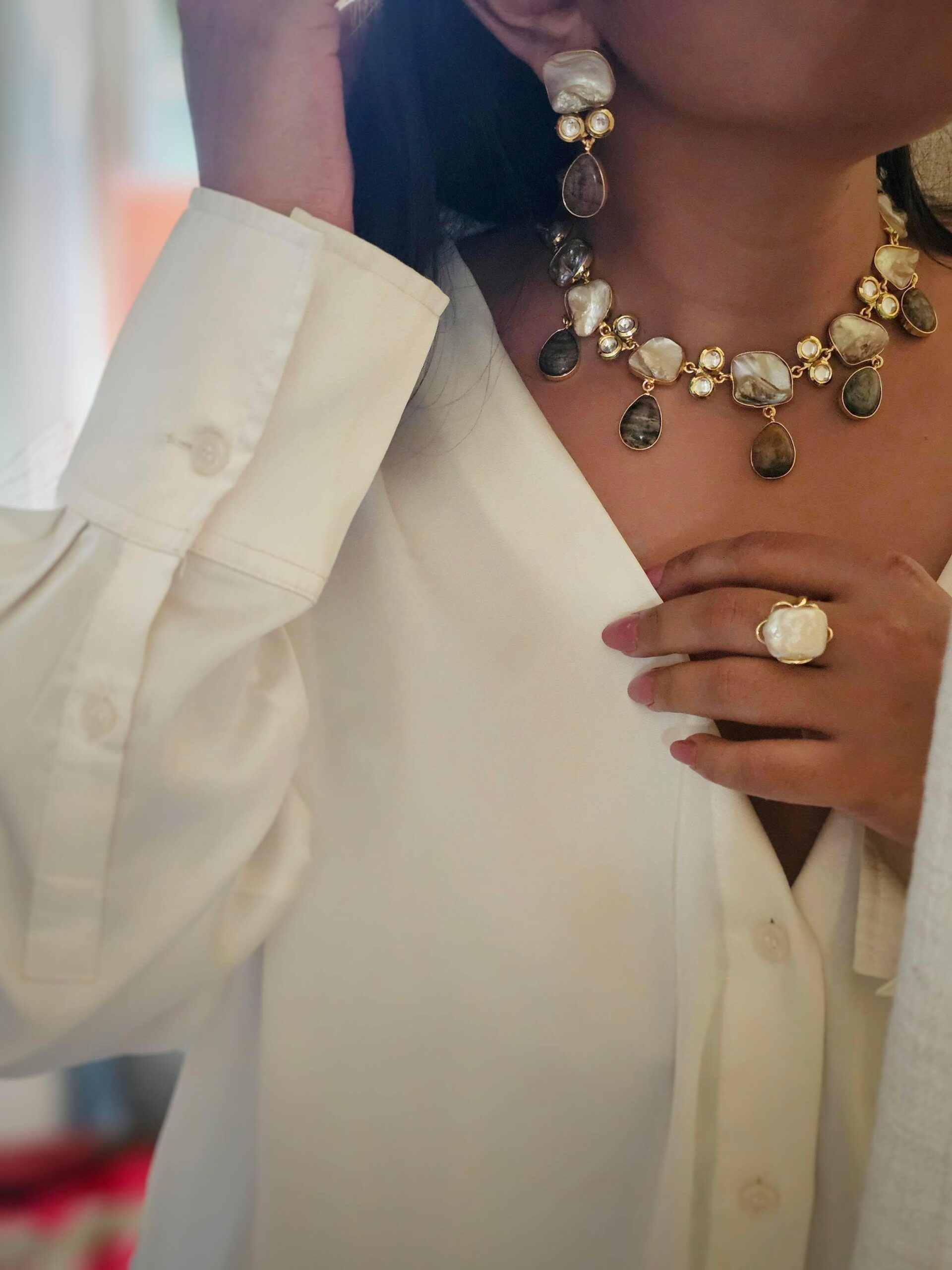 Mehtabi baroque necklace Thumbnail