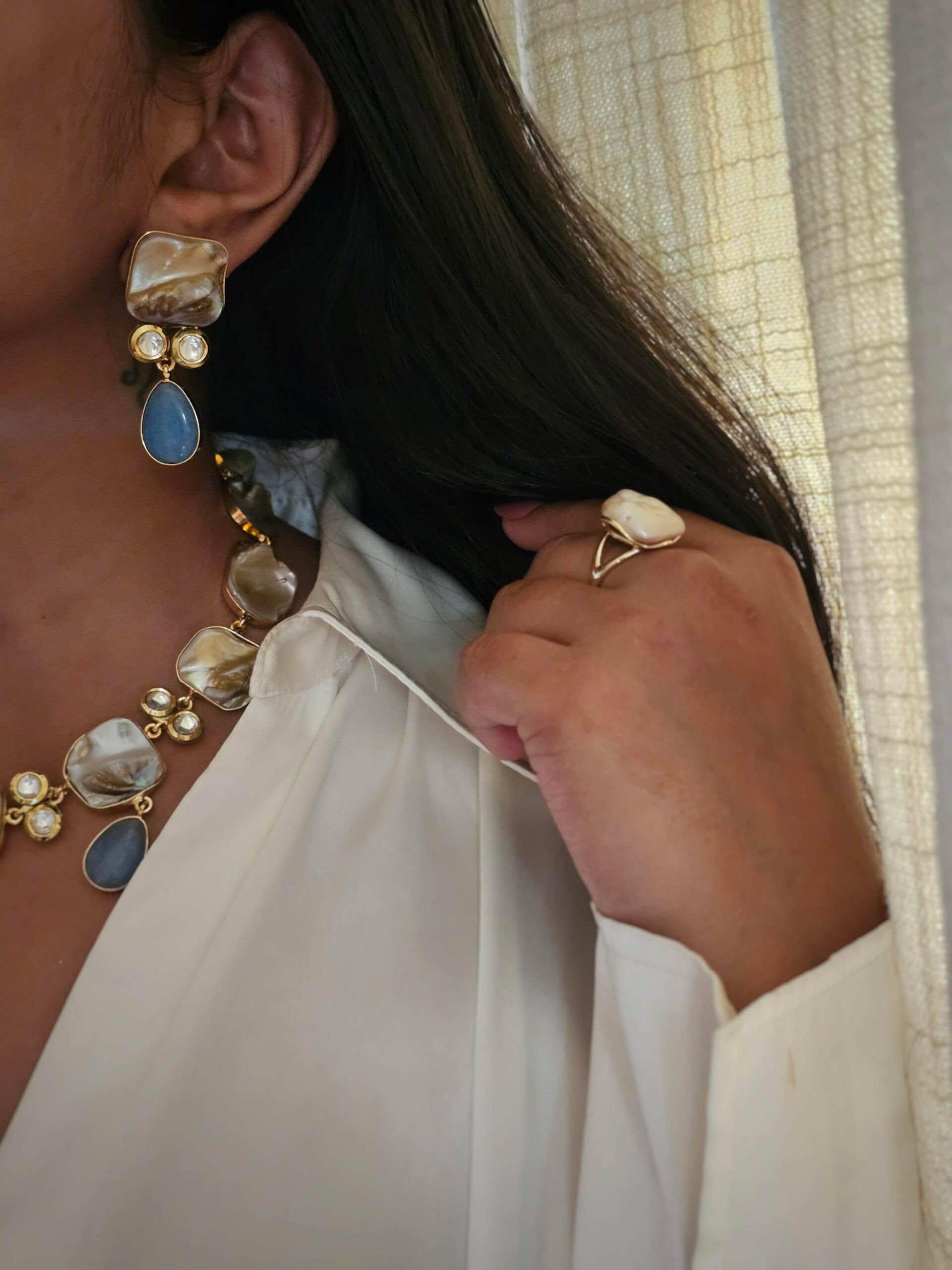 Mehtabi baroque necklace Thumbnail