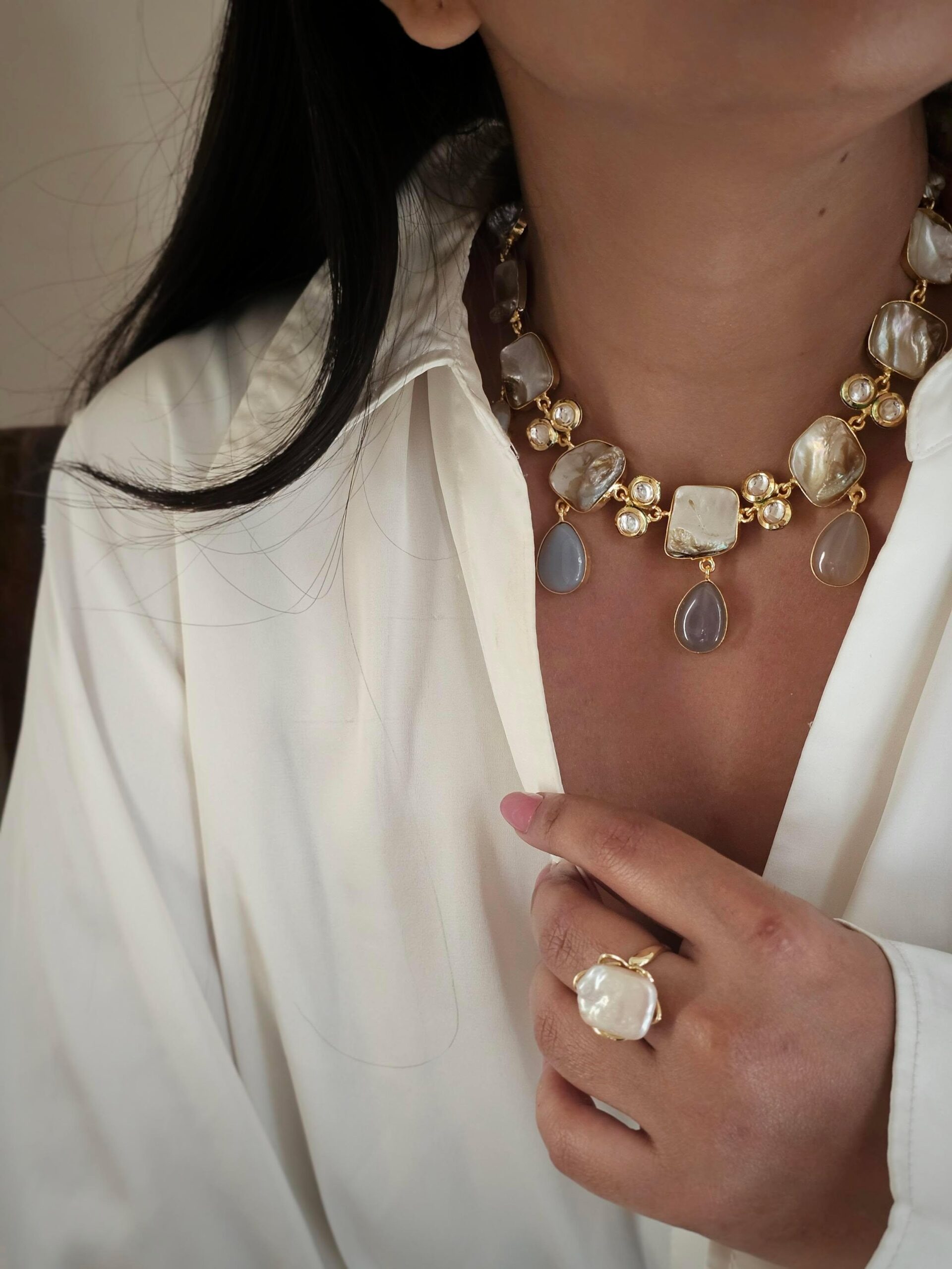 Mehtabi baroque necklace Thumbnail