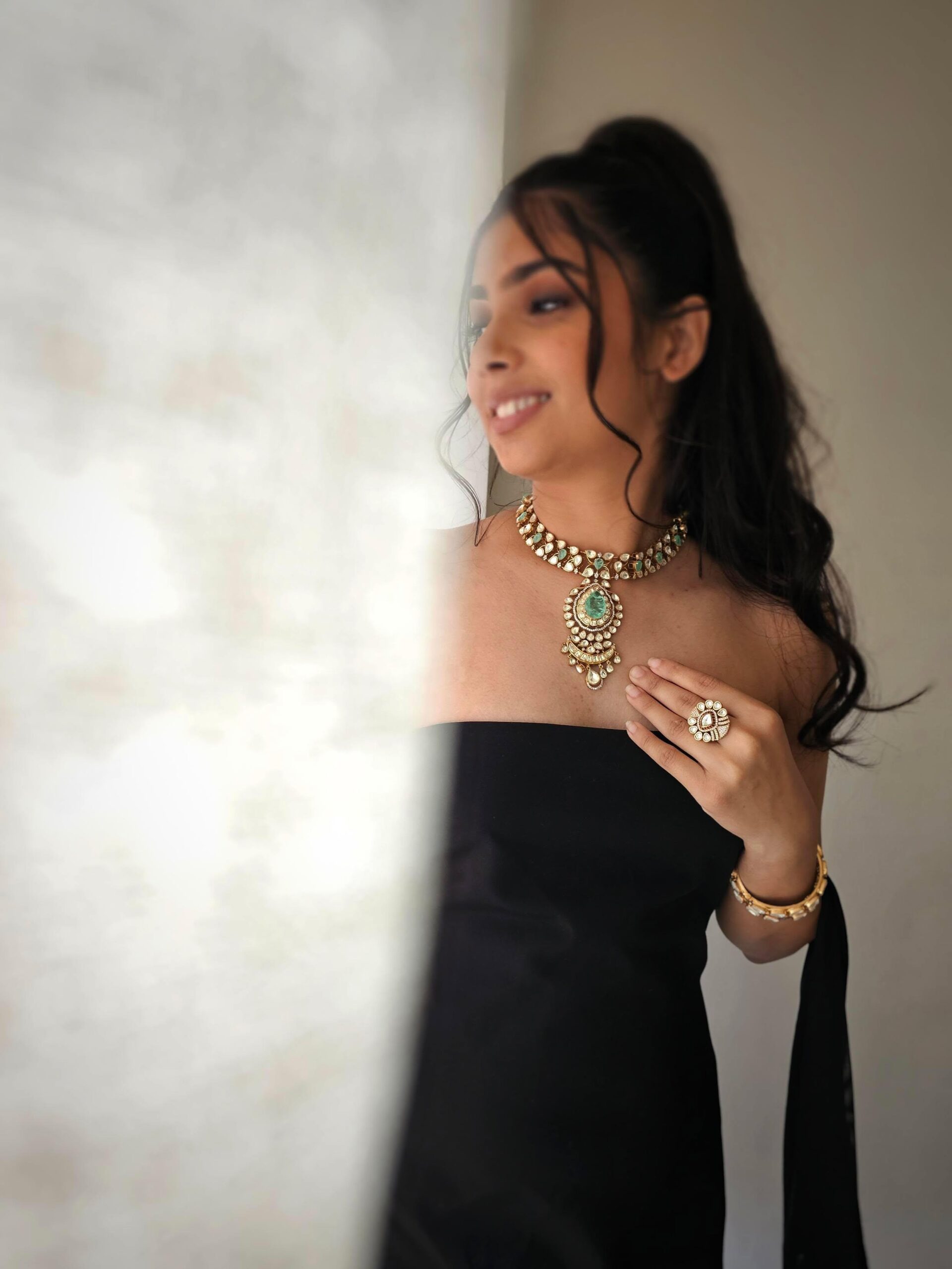 Mohin polki necklace Thumbnail