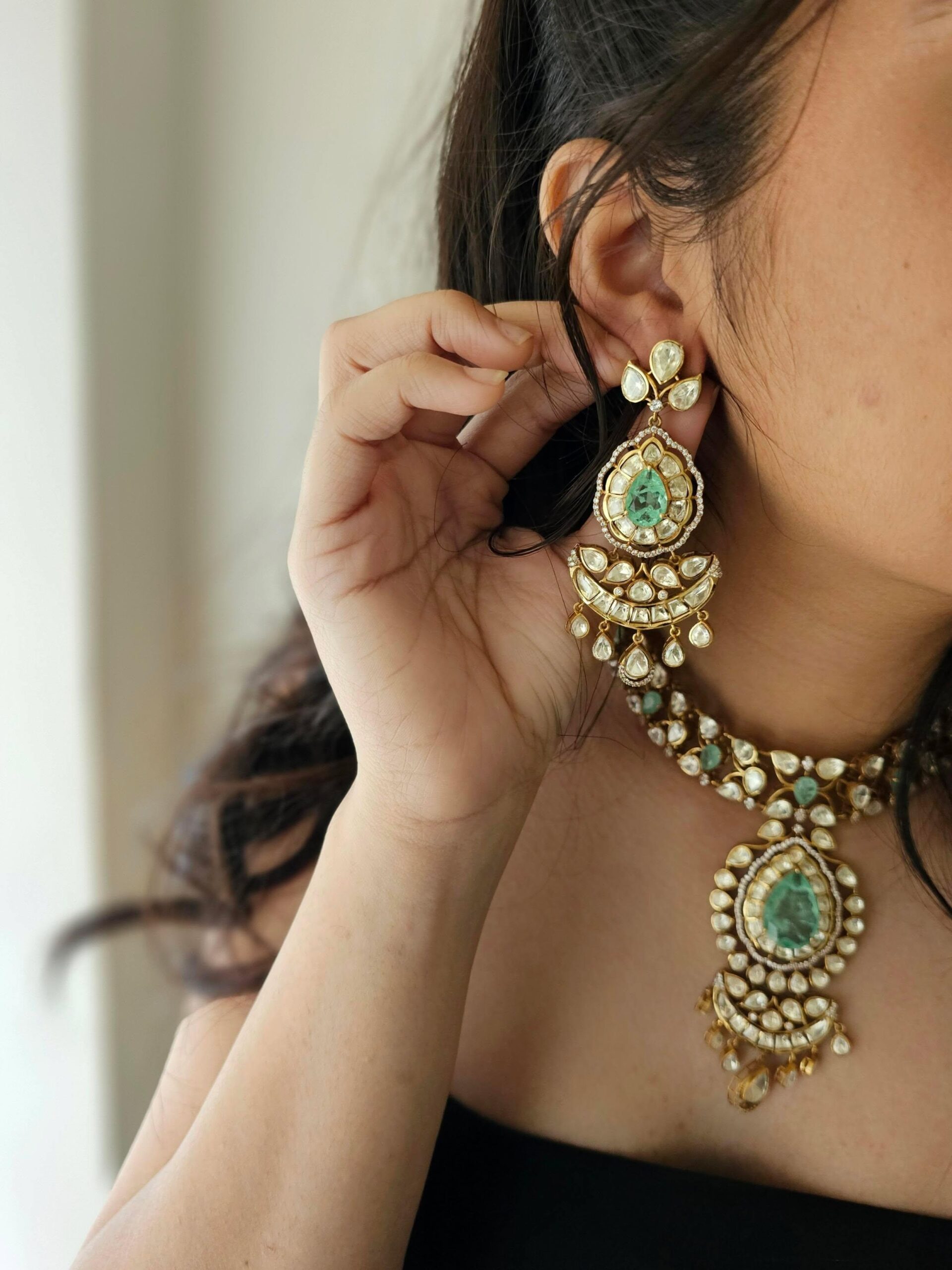 Mohin polki necklace Thumbnail