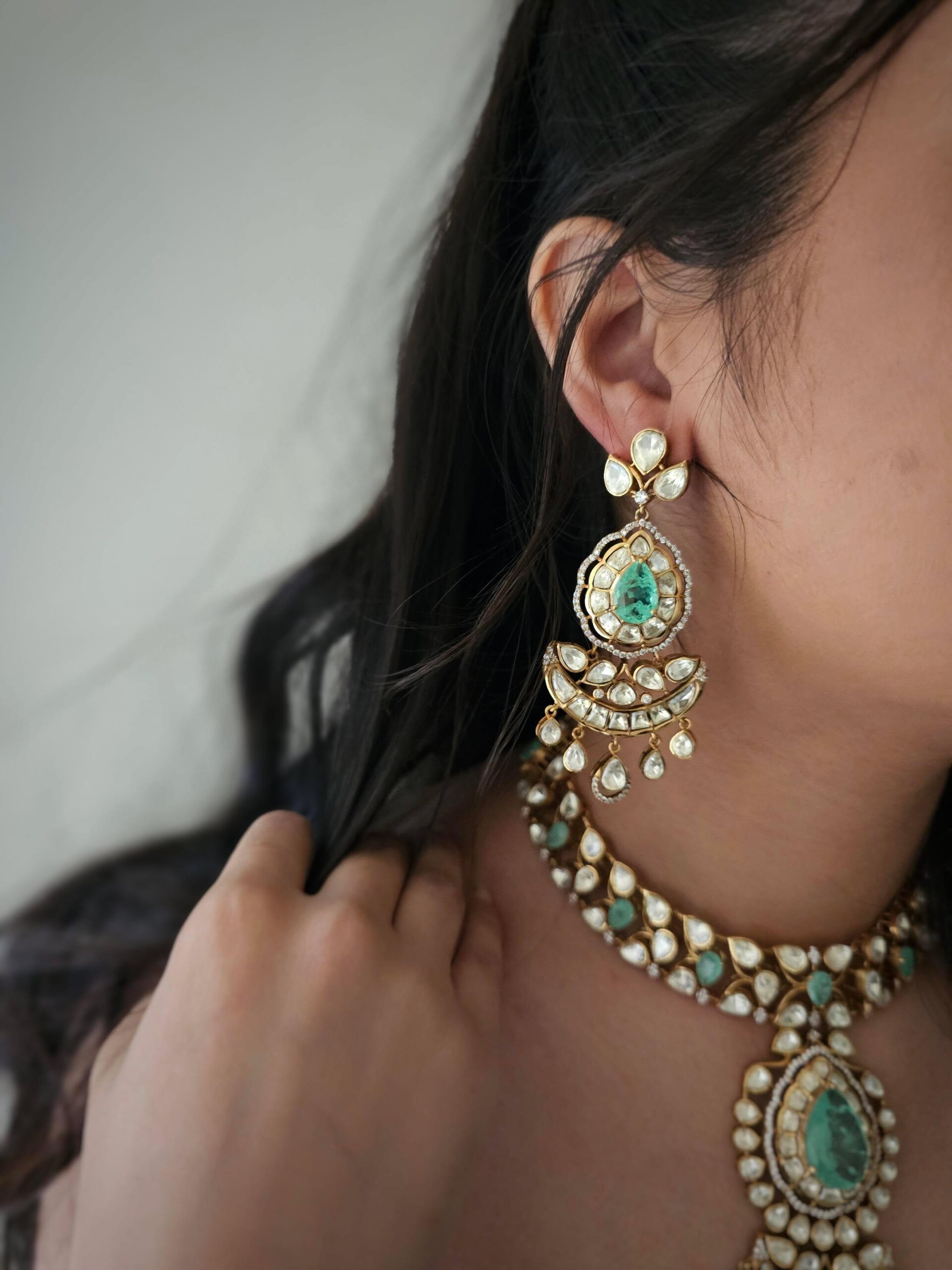 Mohin polki necklace Thumbnail