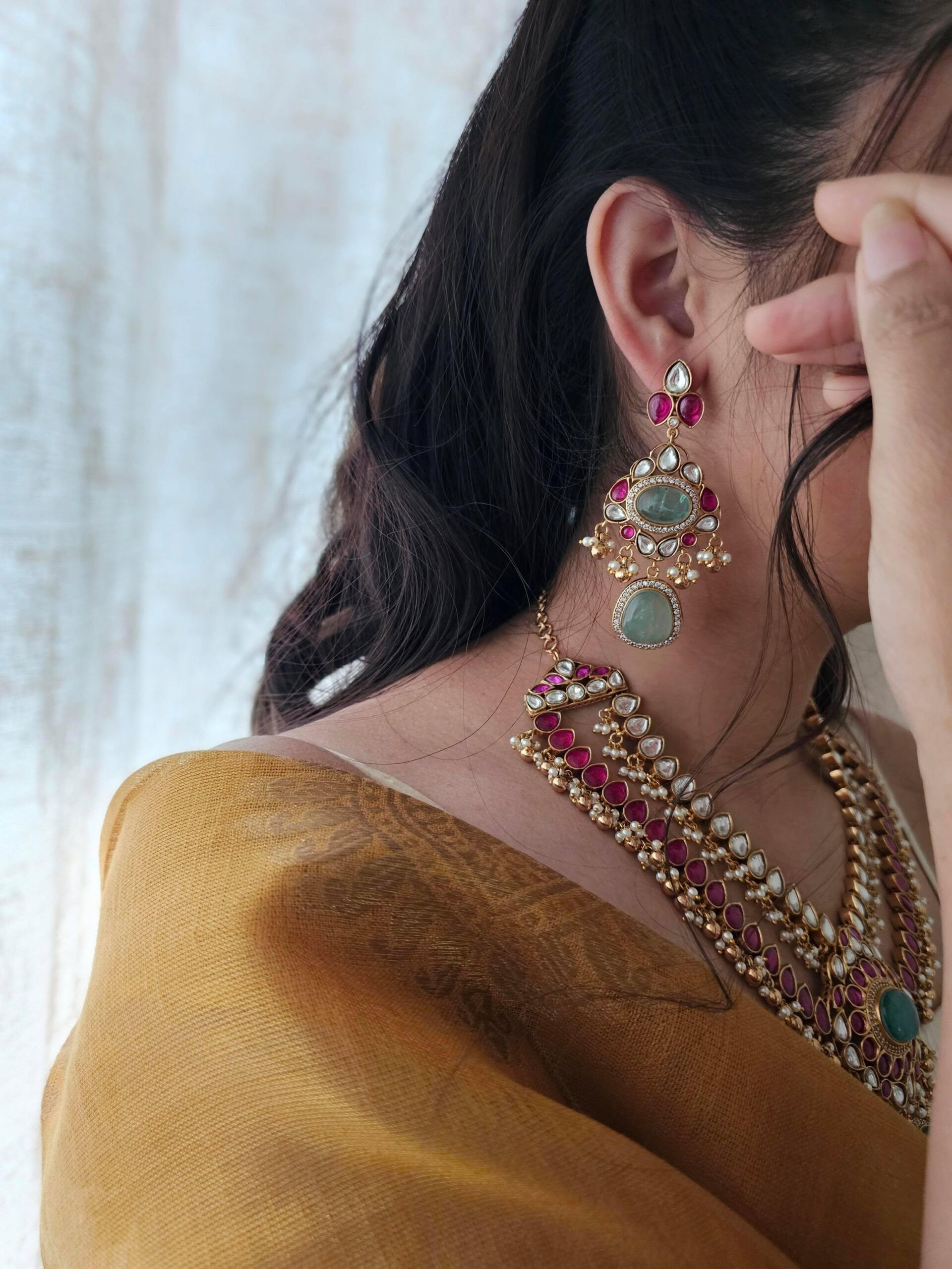 Pankhuri handcrafted necklace Thumbnail