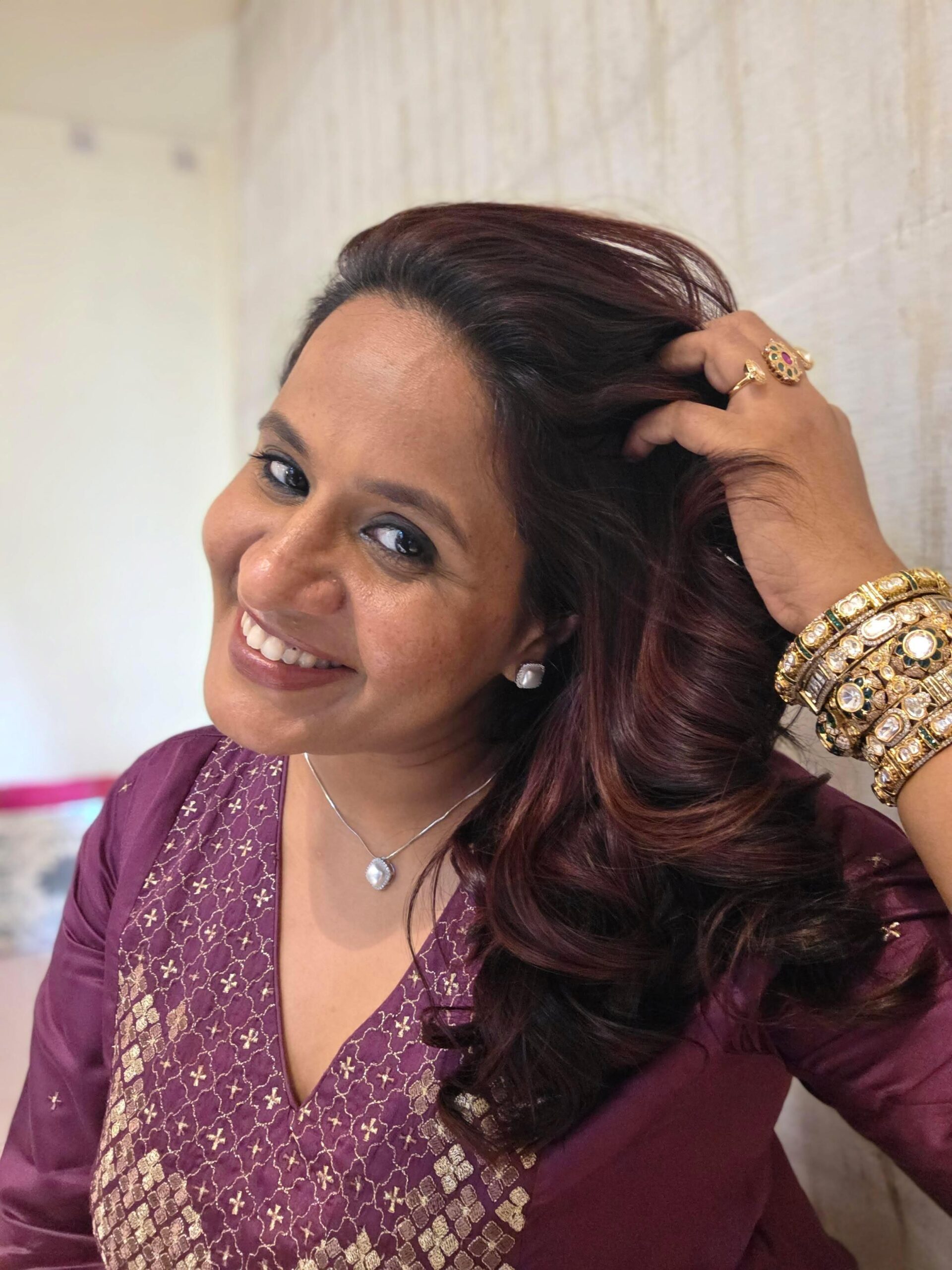 Roni delicate pearl necklace Thumbnail