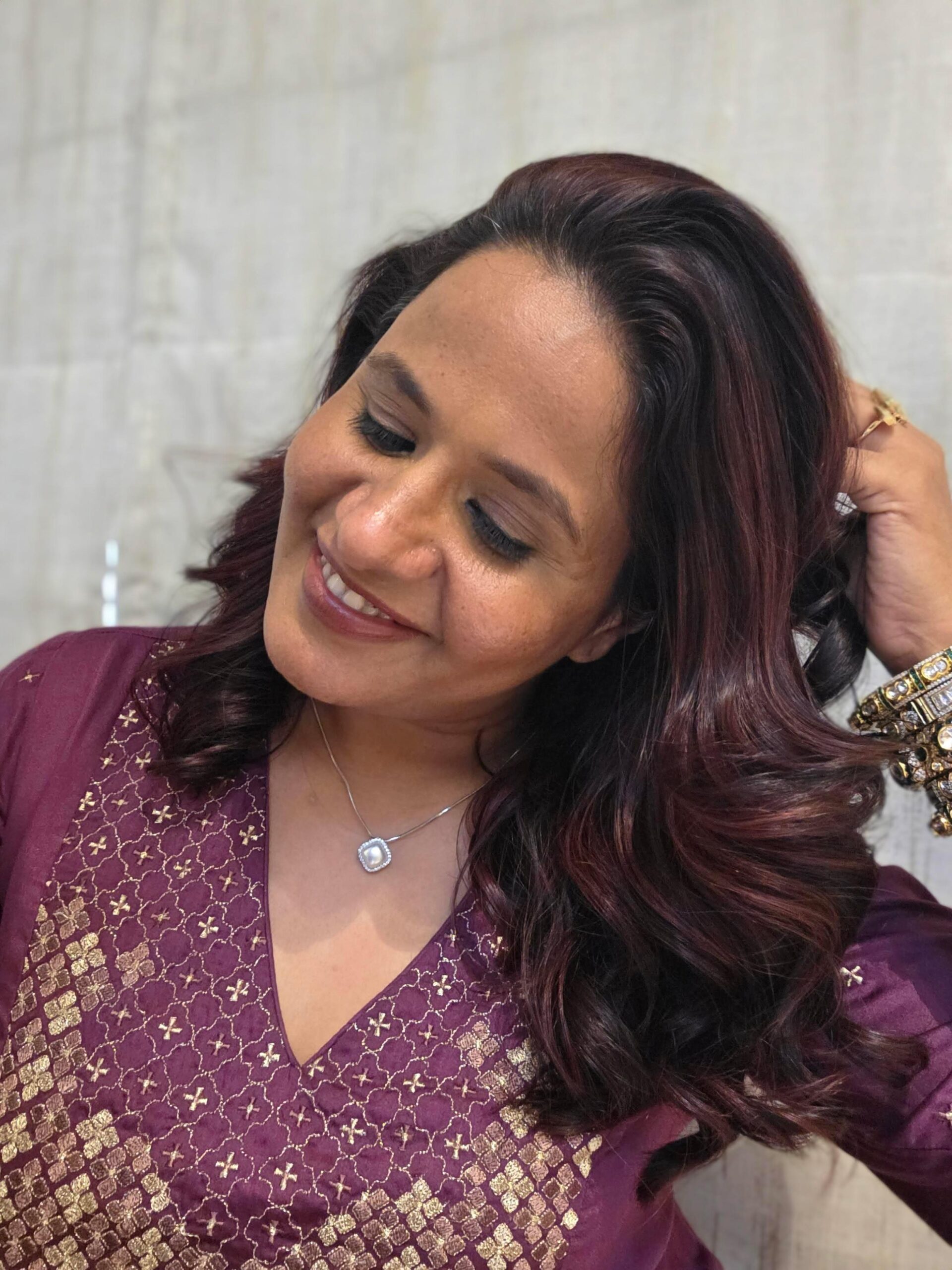 Roni delicate pearl necklace Thumbnail