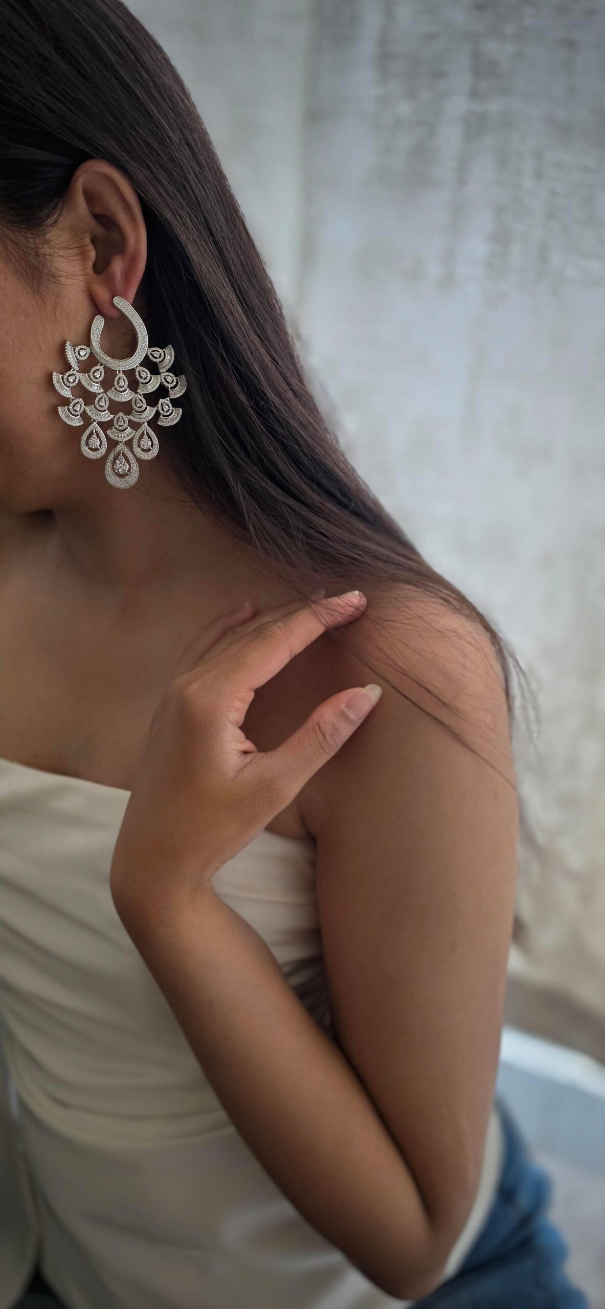 Nitya diamond look chaandbali Thumbnail