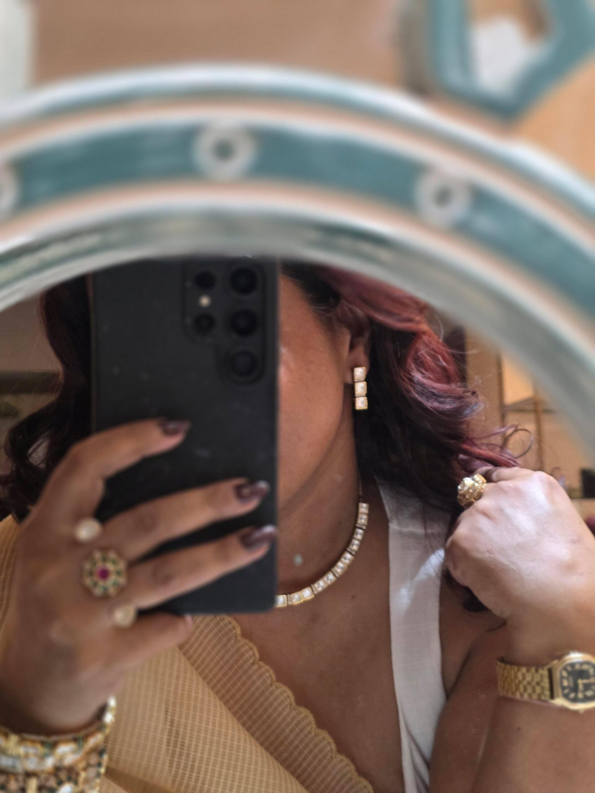 Riva delicate polki necklace Thumbnail