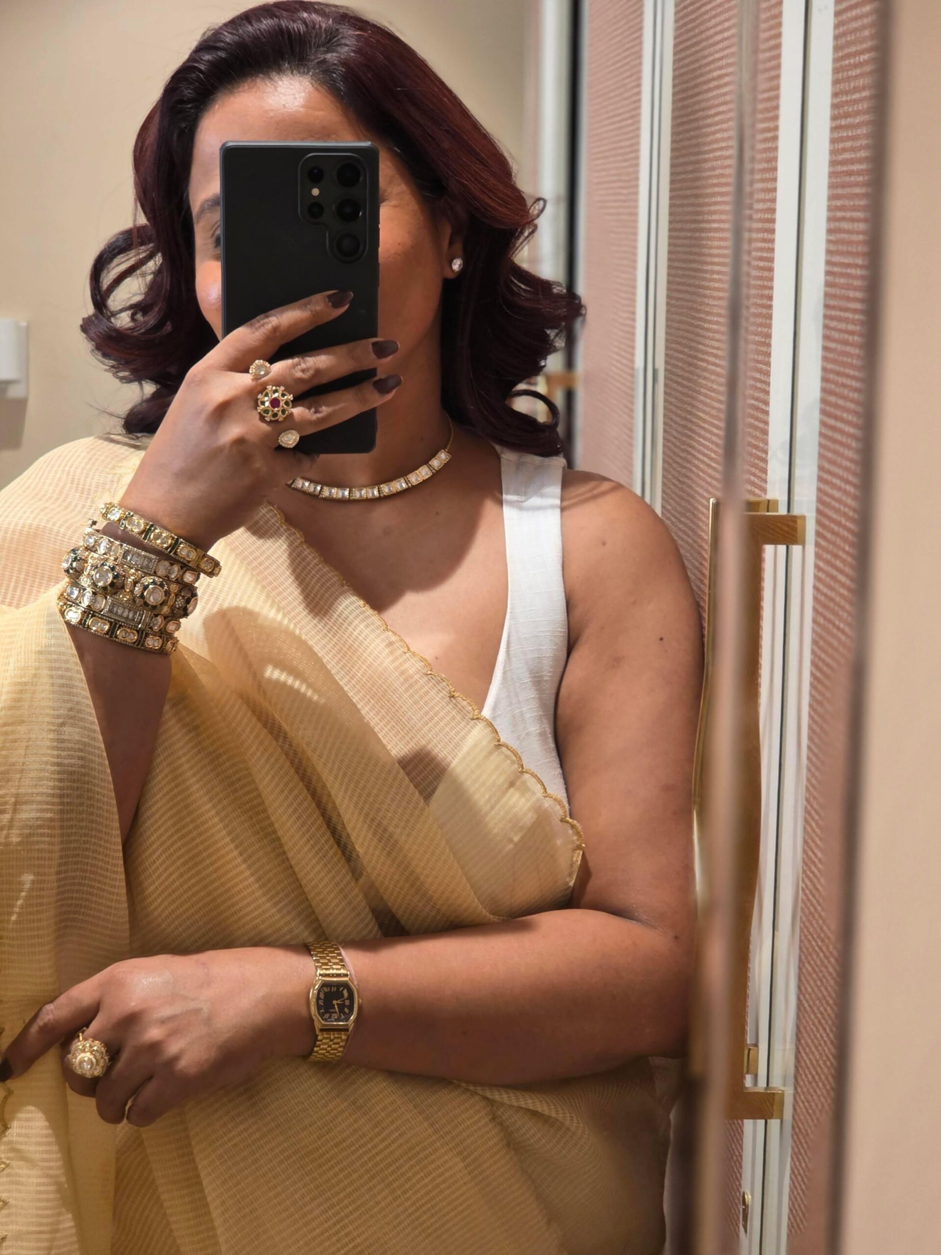 Riva delicate polki necklace Thumbnail