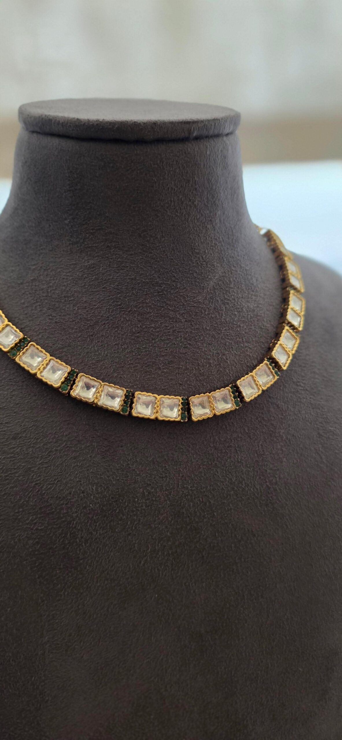 Riva delicate polki necklace Thumbnail