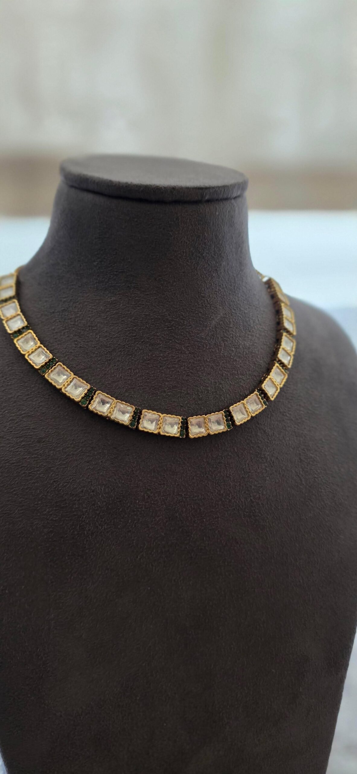 Riva delicate polki necklace Thumbnail