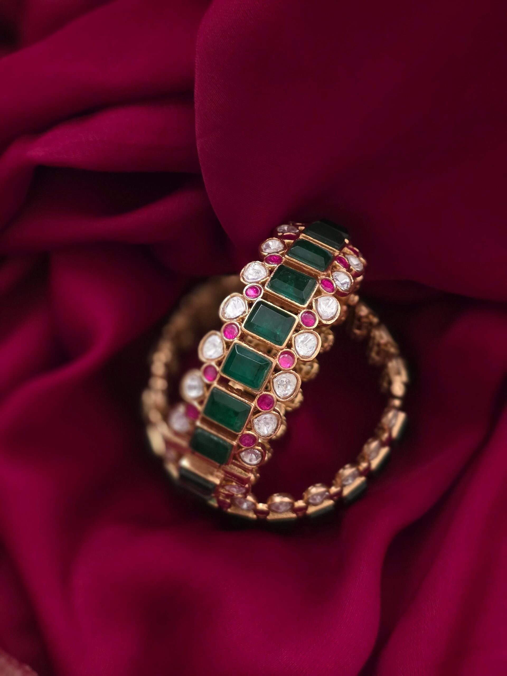 Savri polki bangles Thumbnail