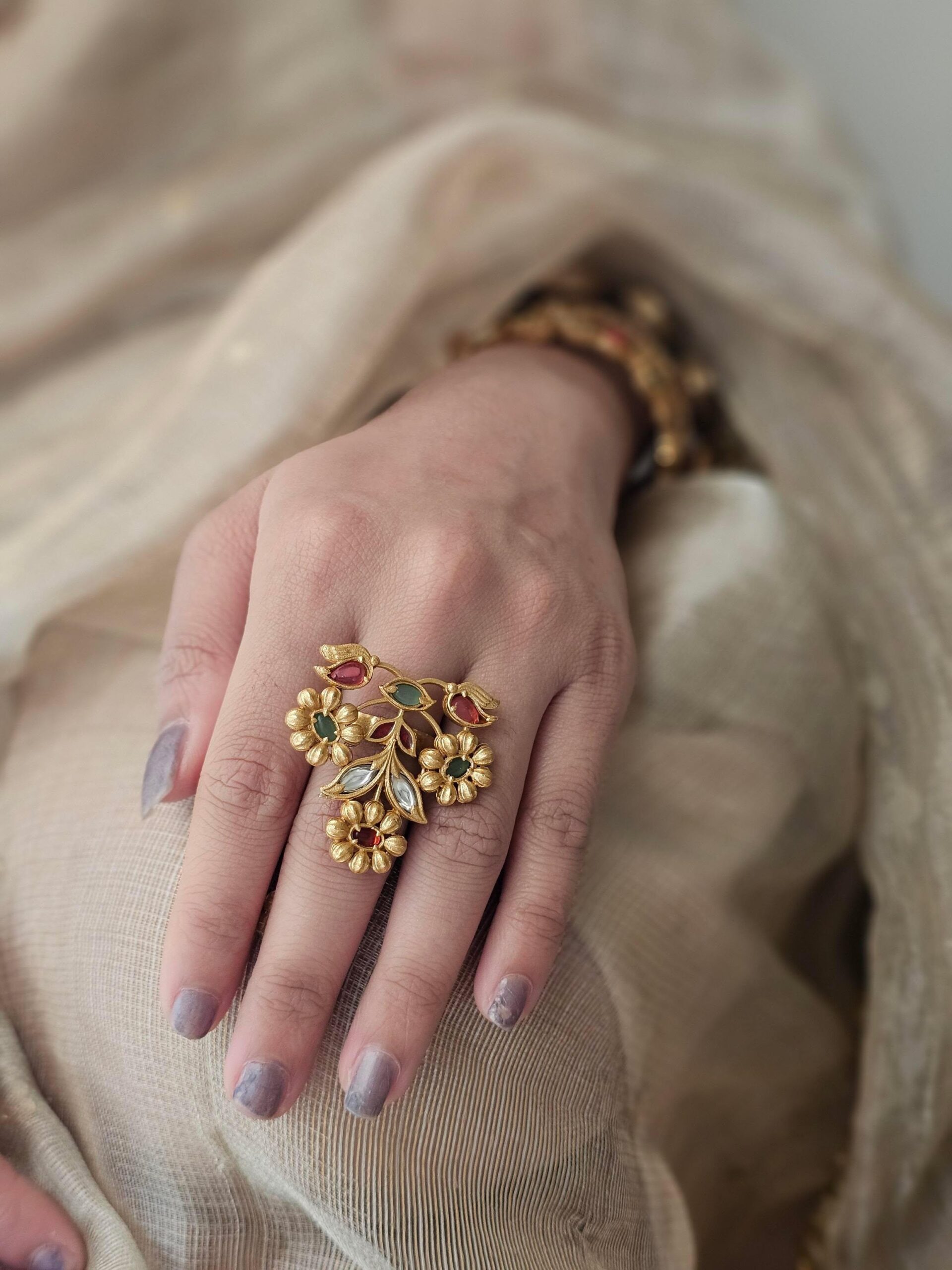 Ira handcrafted ring Thumbnail