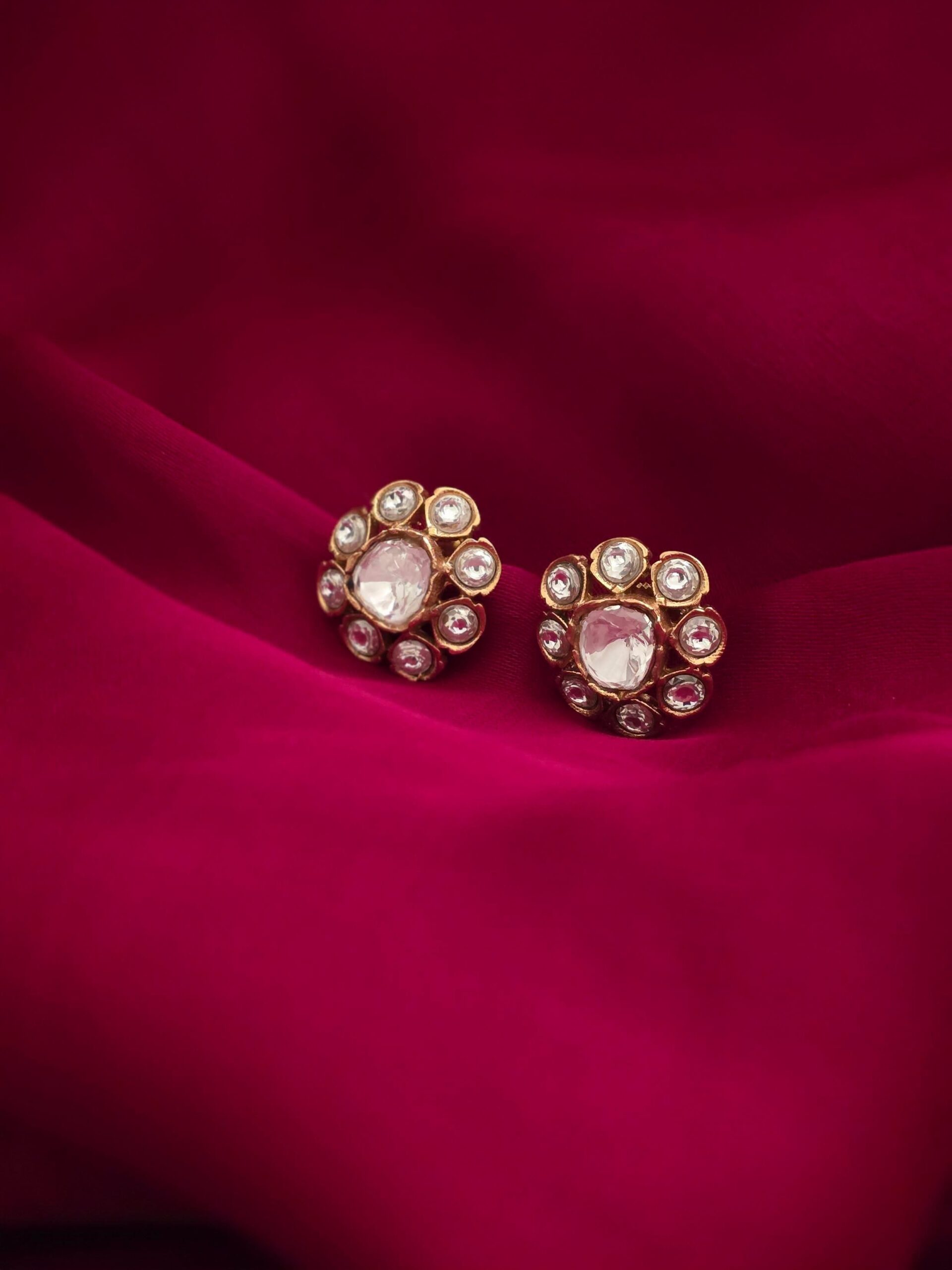 Ira delicate pearl and polki necklace Thumbnail