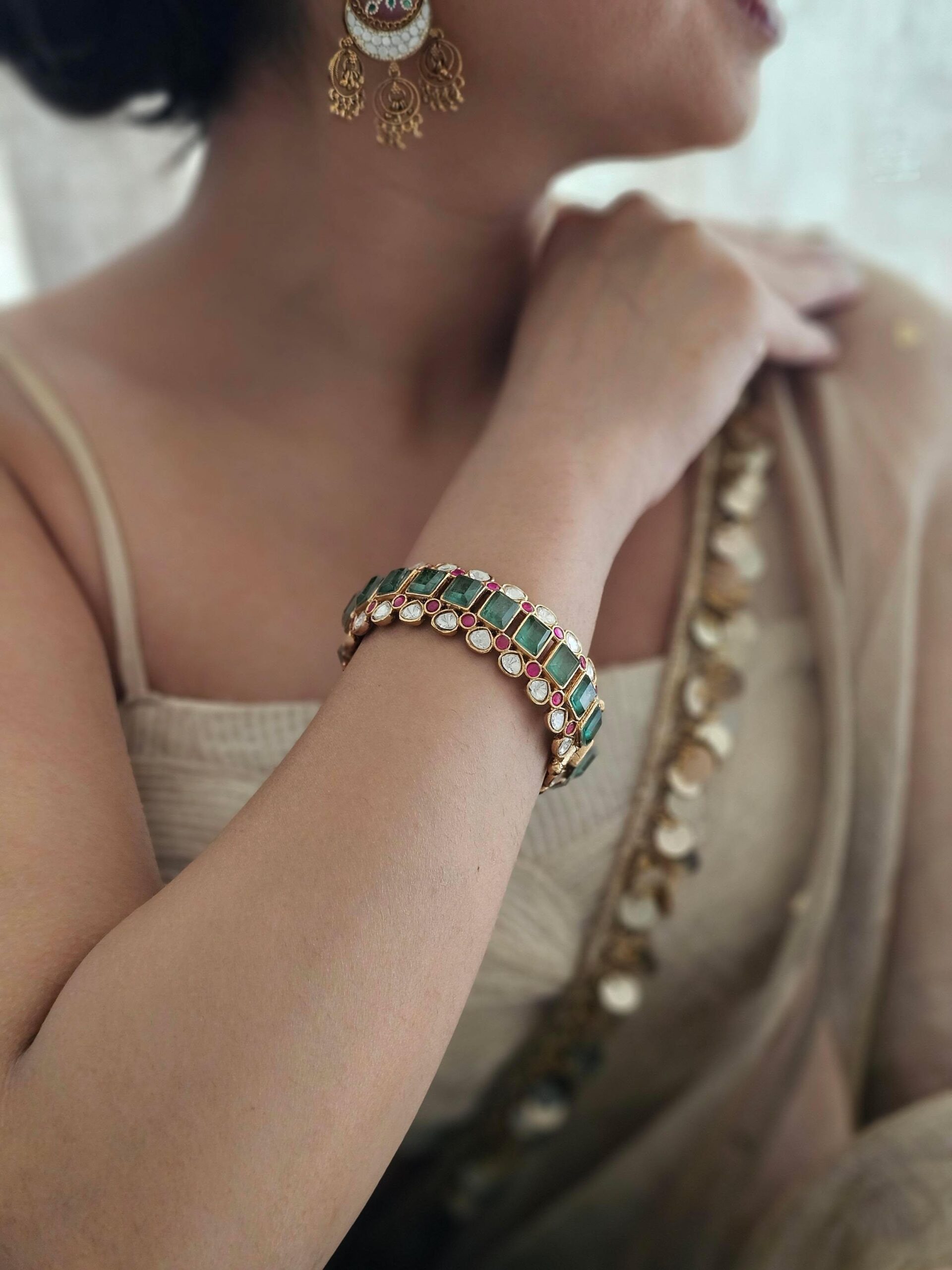 Savri polki bangles Thumbnail