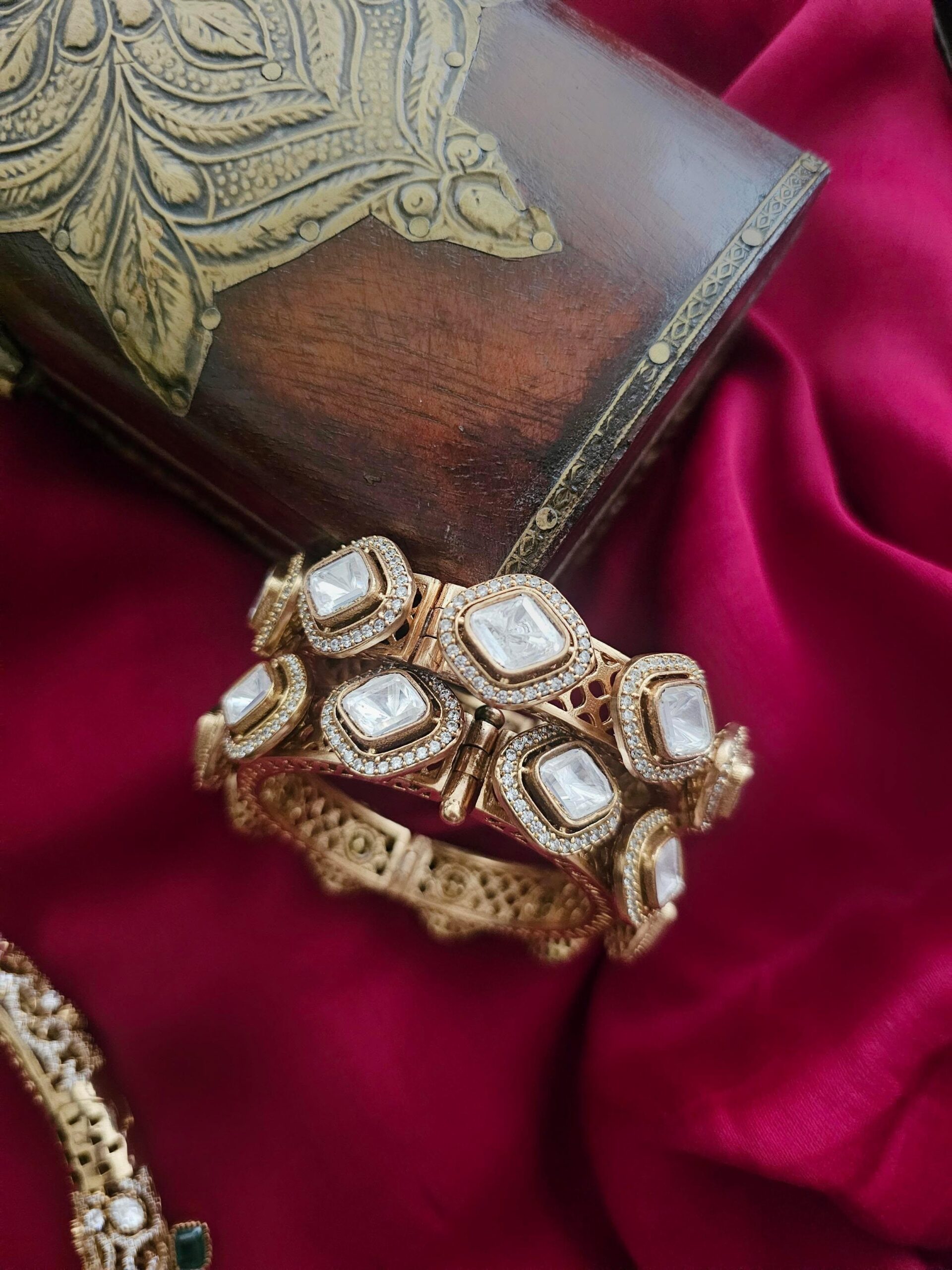 Eira polki bangles Thumbnail