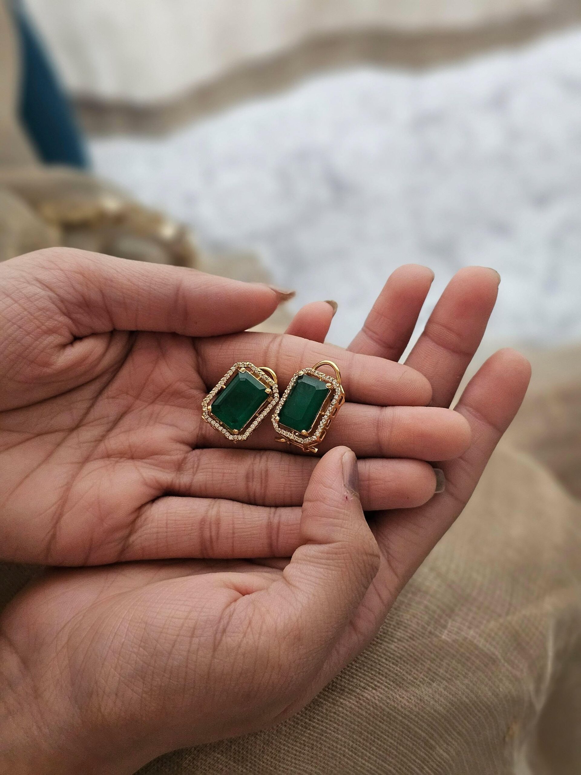 Sawi quartz and polki choker Thumbnail