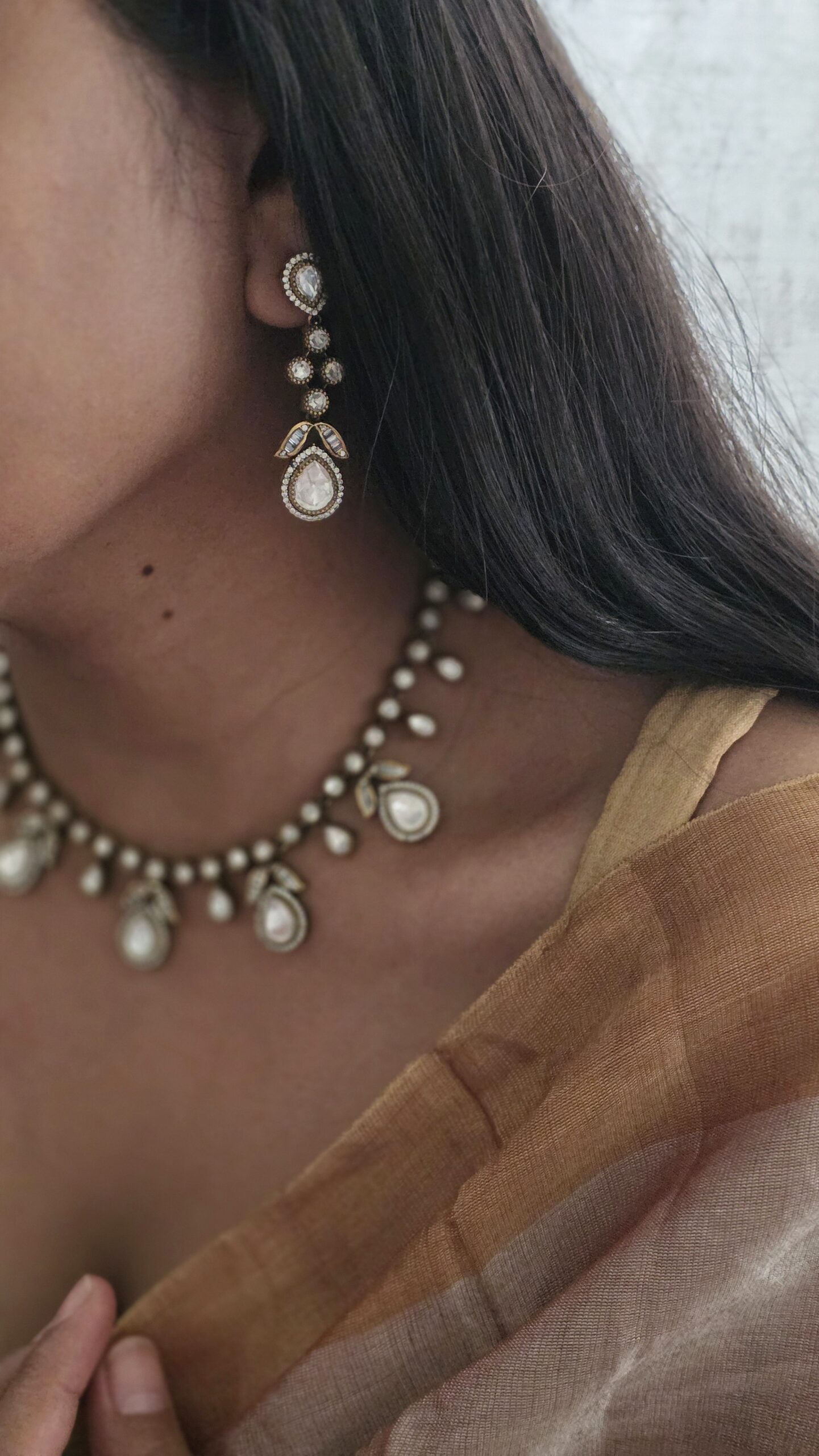 Feera polki necklace Thumbnail