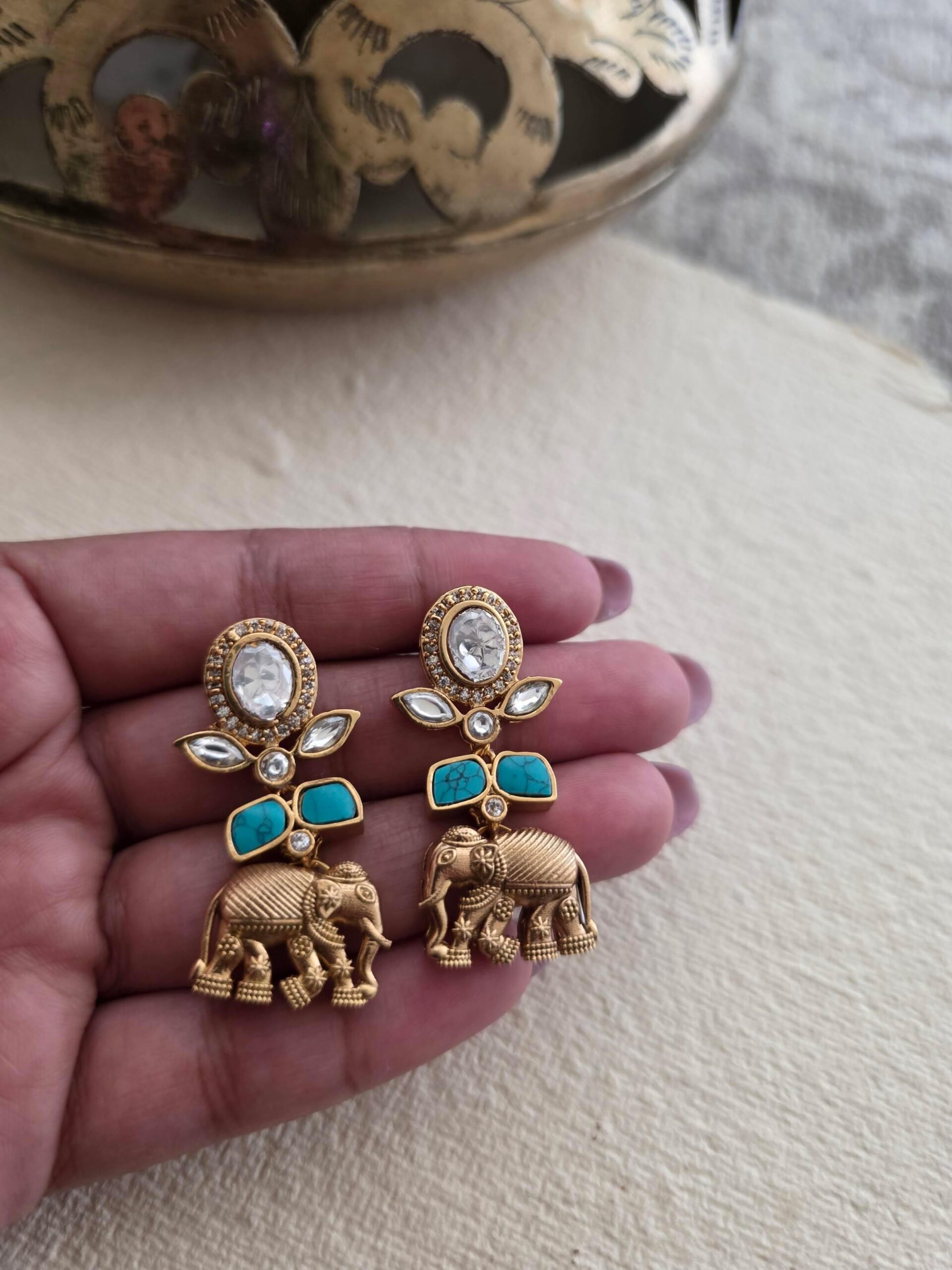 Haathi handcrafted choker Thumbnail