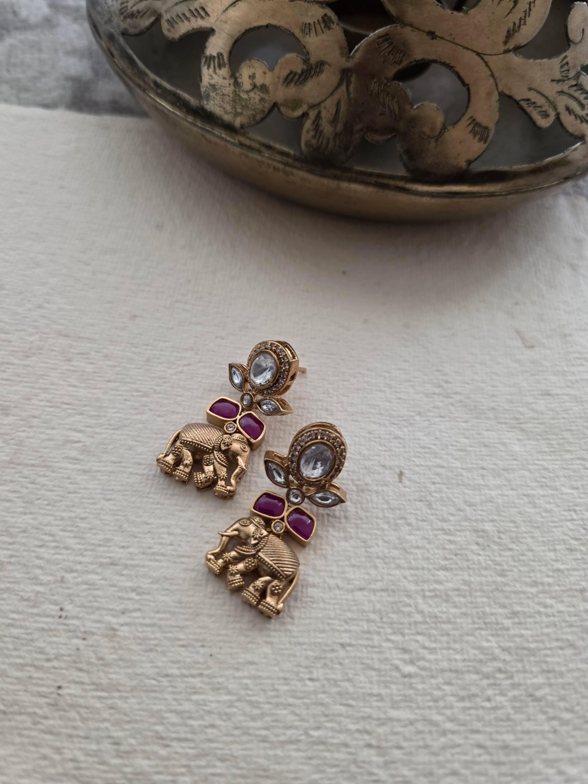 Haathi handcrafted choker Thumbnail