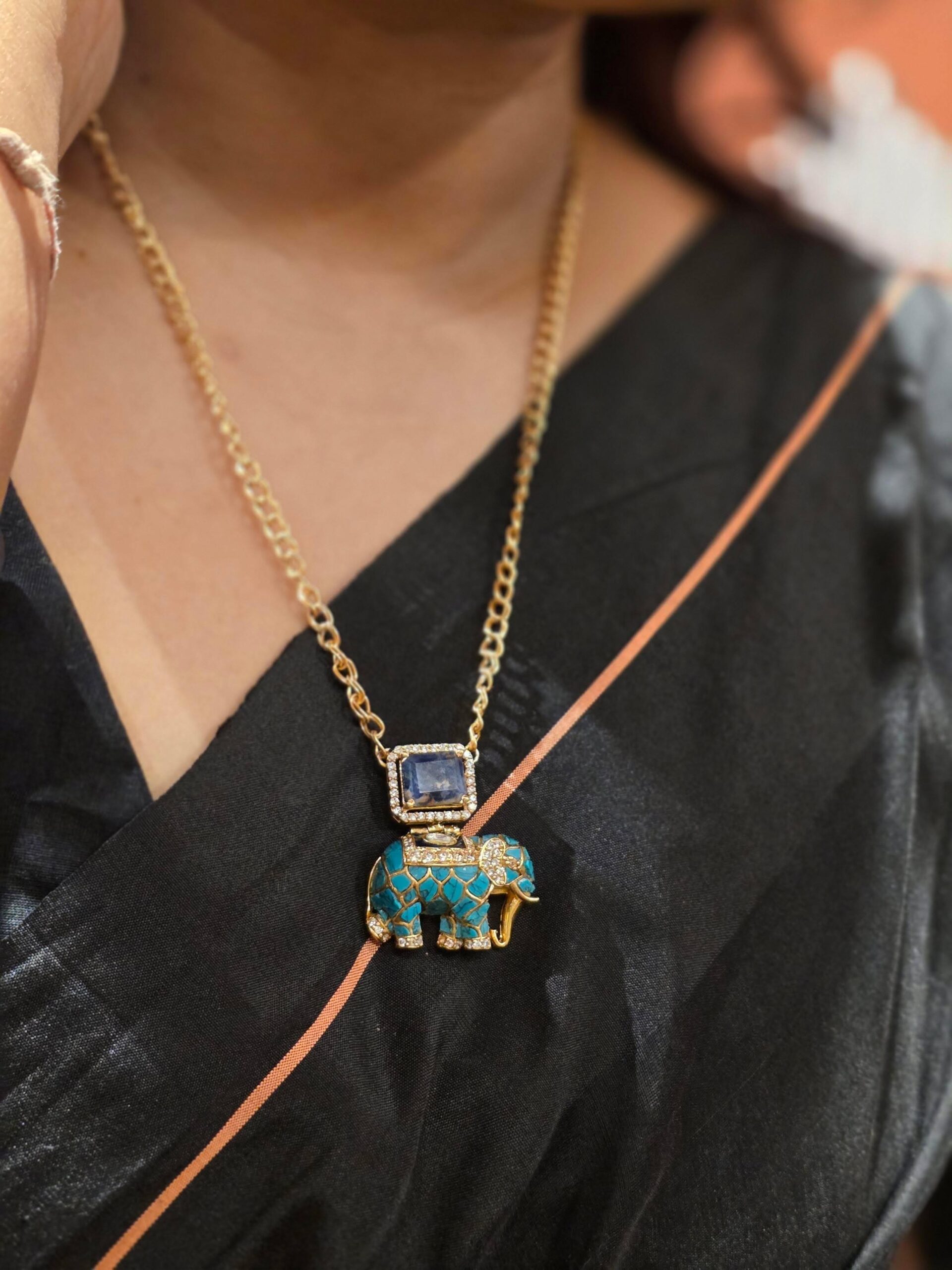 Haathi delicate necklace Thumbnail