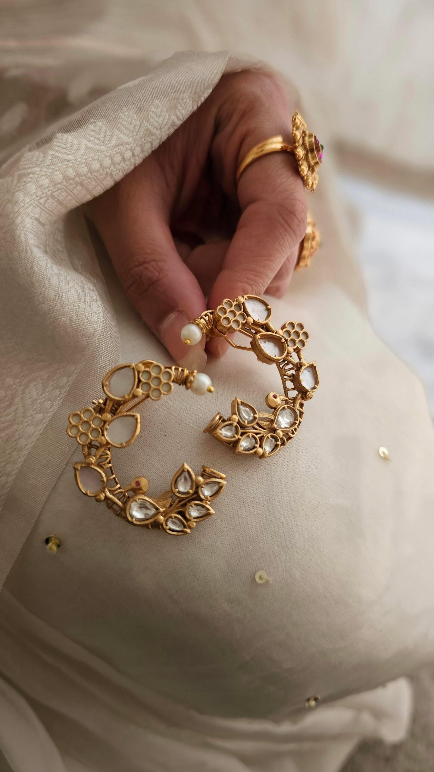 Girisha handcrafted earrings Thumbnail