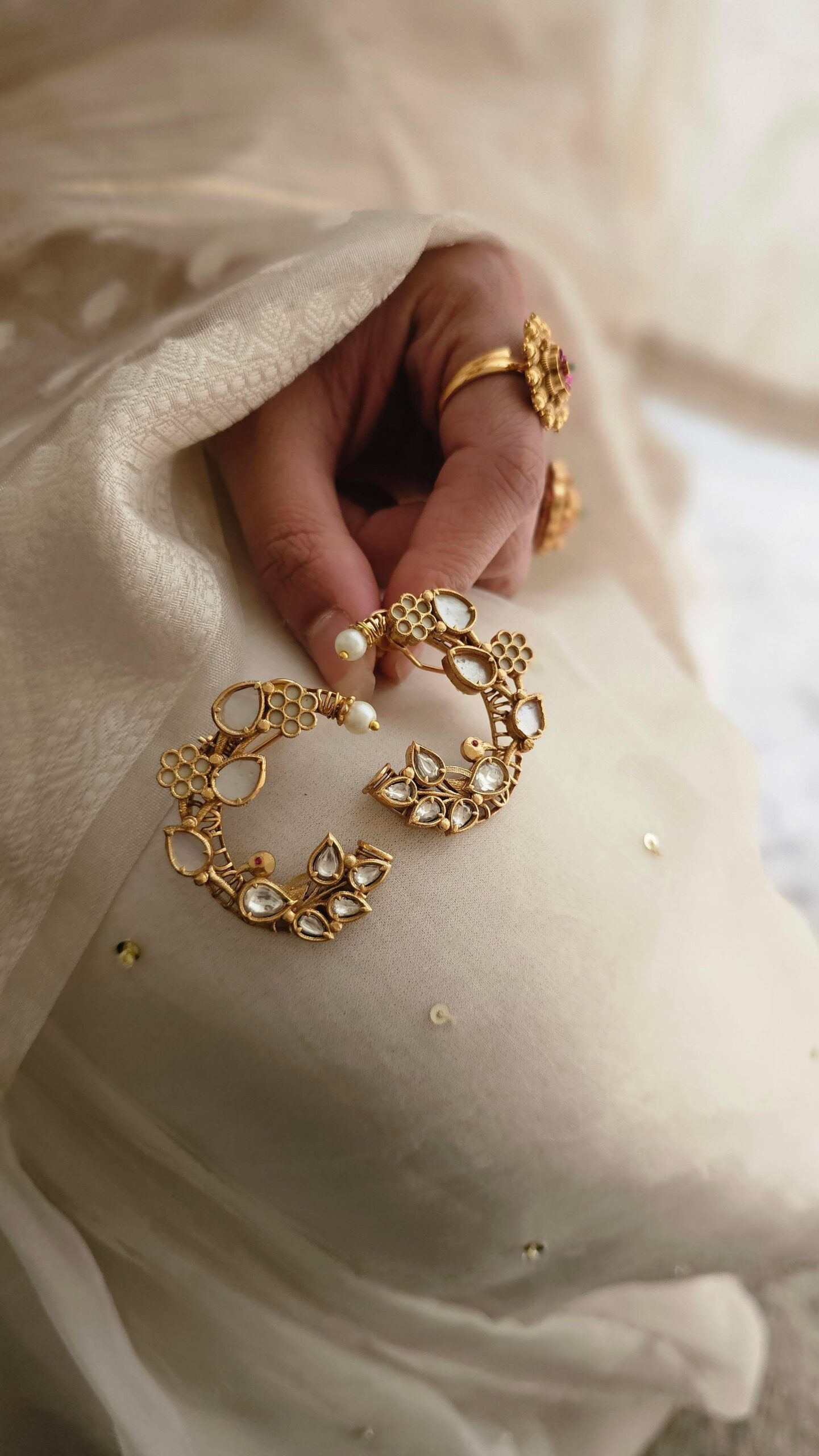 Girisha handcrafted earrings Thumbnail