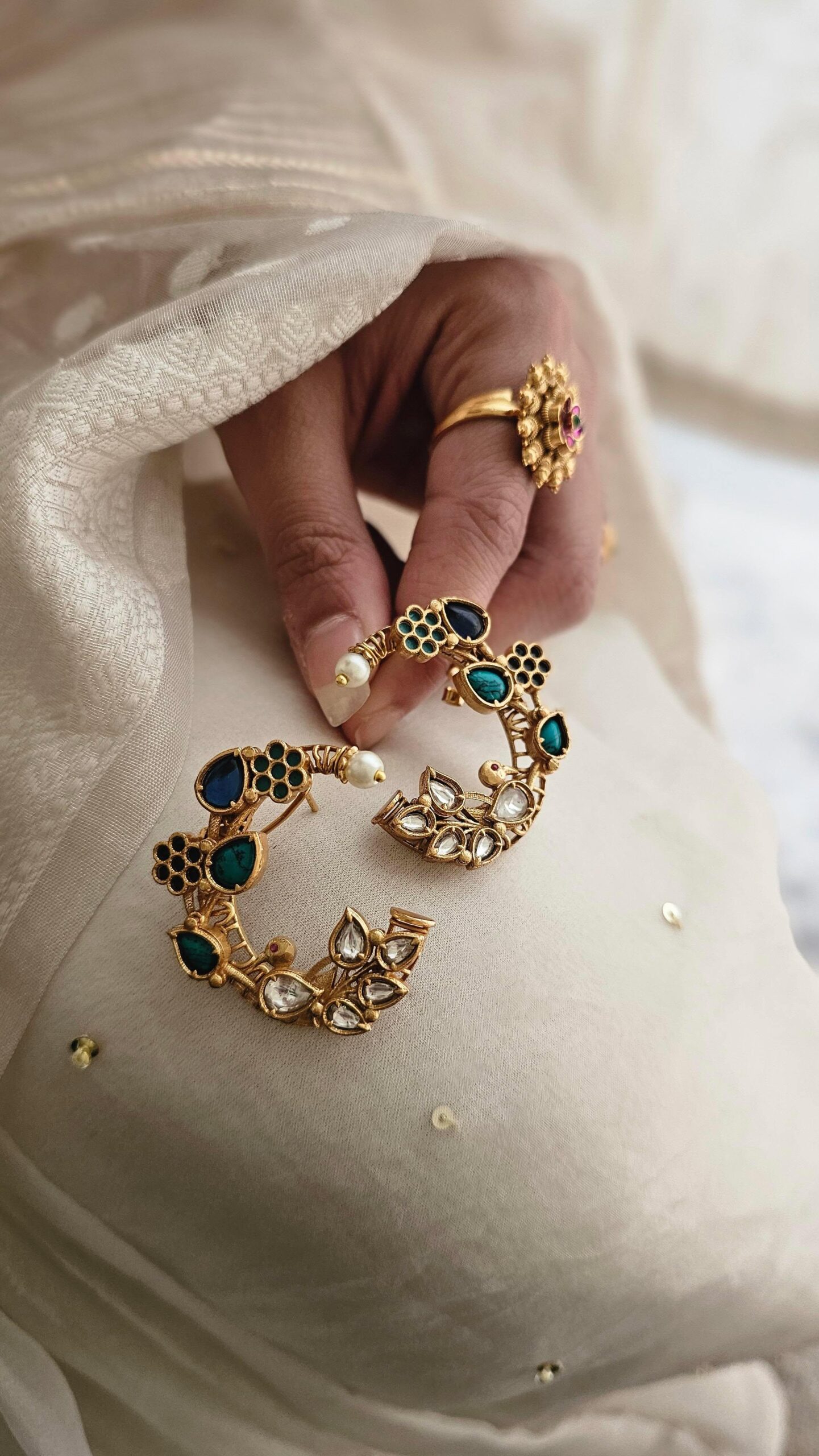 Girisha handcrafted earrings Thumbnail