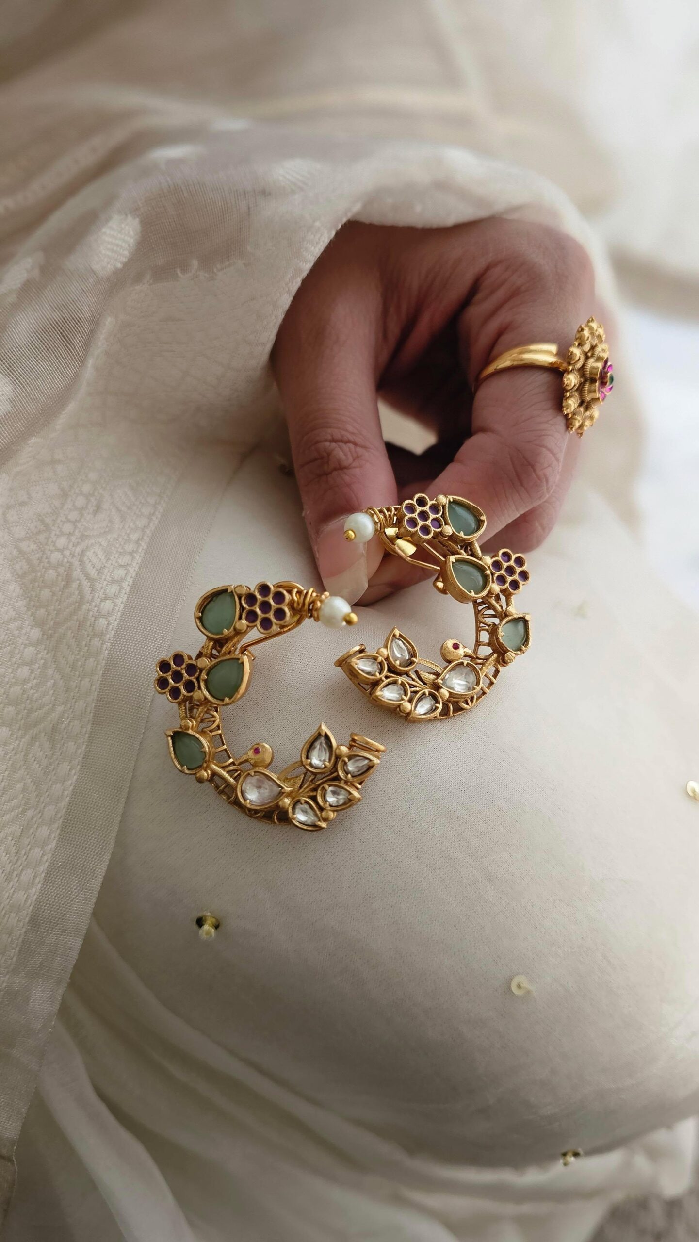 Girisha handcrafted earrings Thumbnail