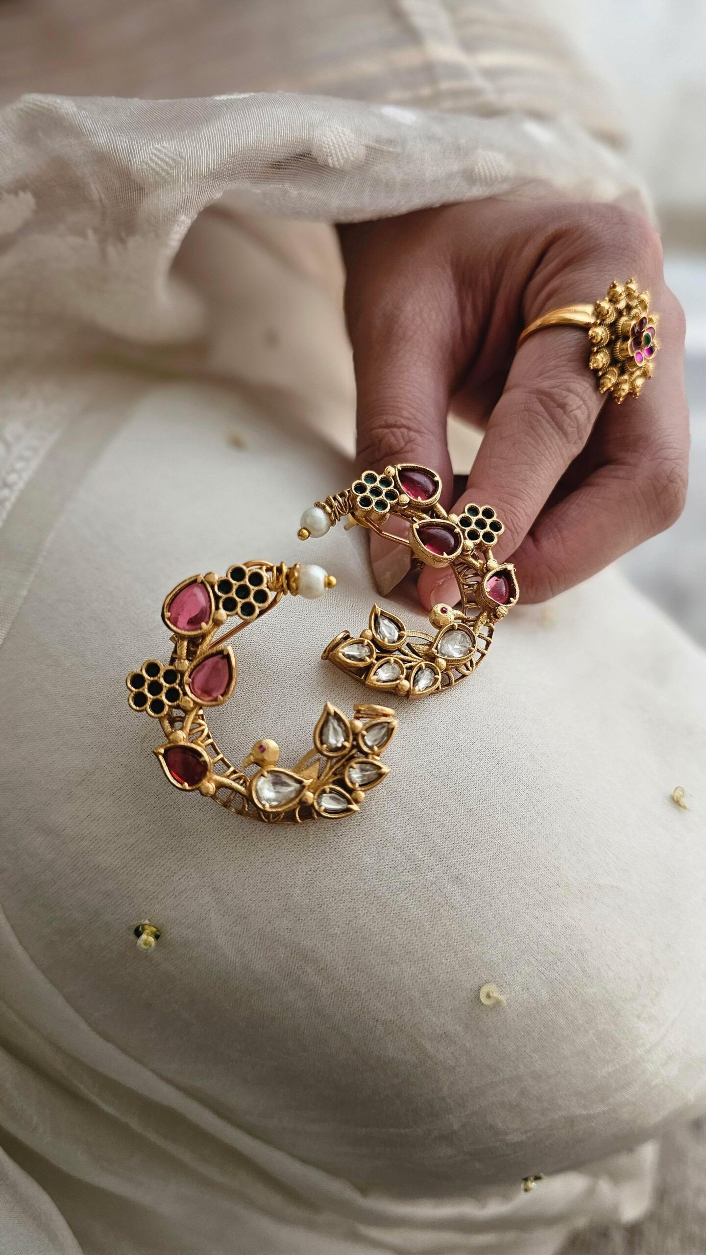 Girisha handcrafted earrings Thumbnail