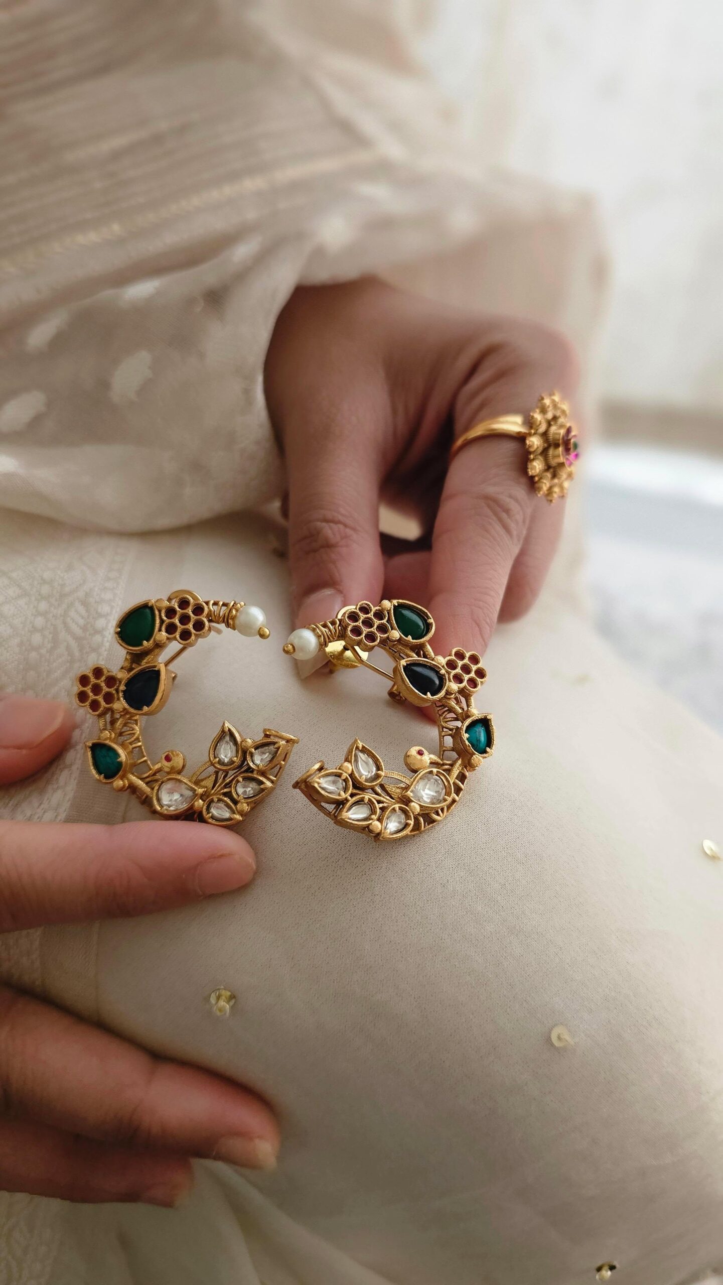 Girisha handcrafted hoops Thumbnail